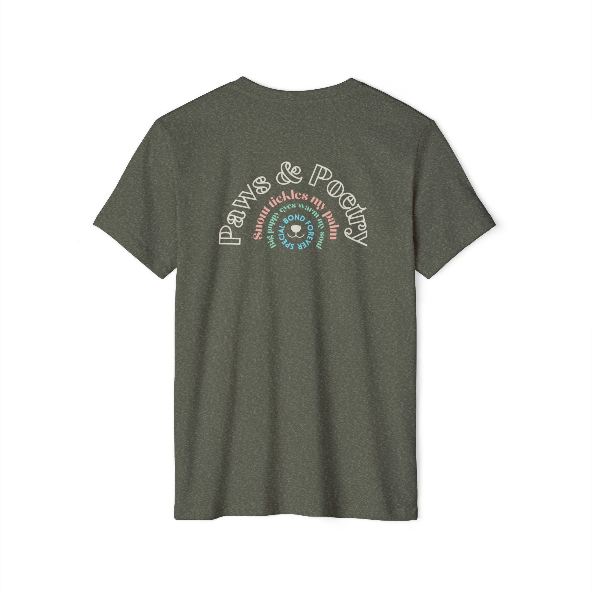 Paws & Poetry – Eco Unisex T-Shirt