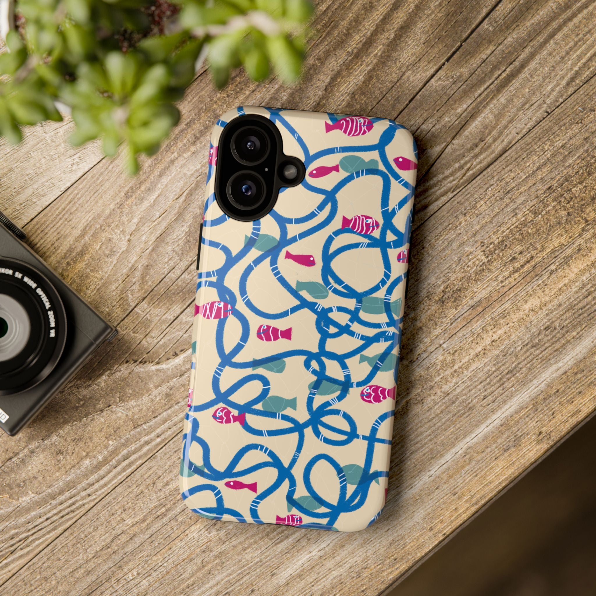 Good Catch – Coral Dance Tough Phone Case