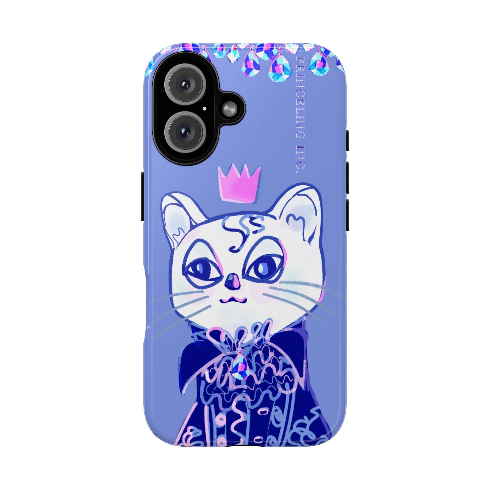 His Meowjesty iPhone Case – Purple Cat Royalty
