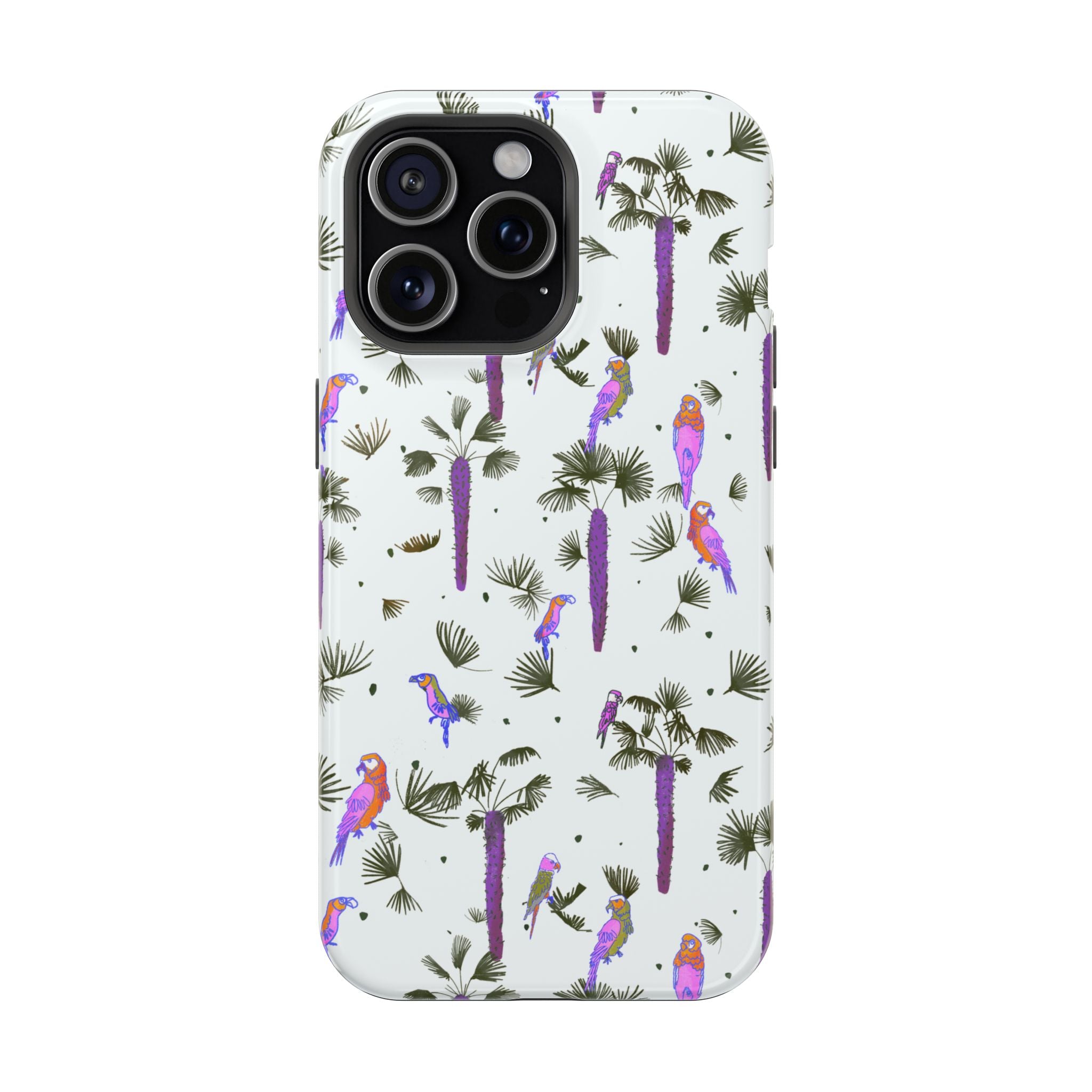 Tropical Paradise iPhone Case White