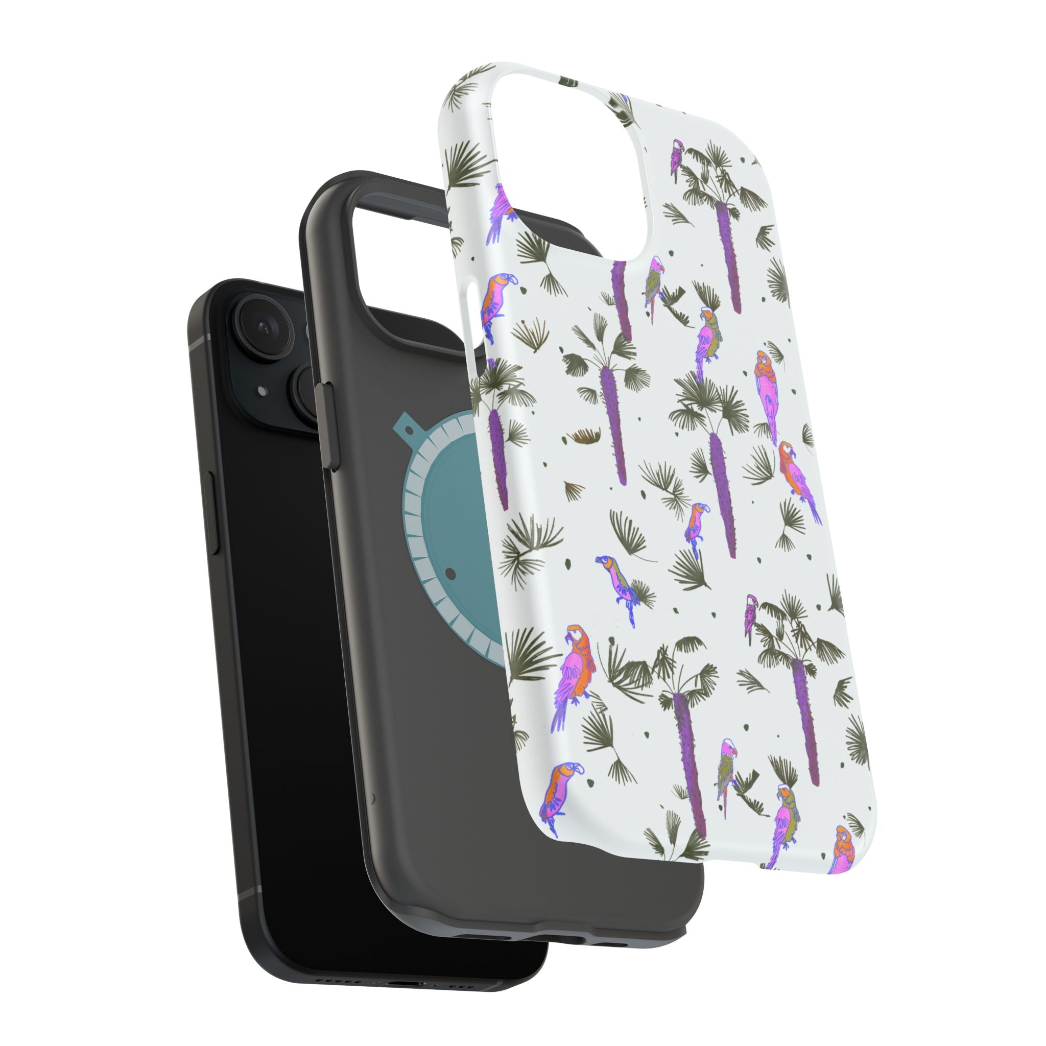 Tropical Paradise iPhone Case White