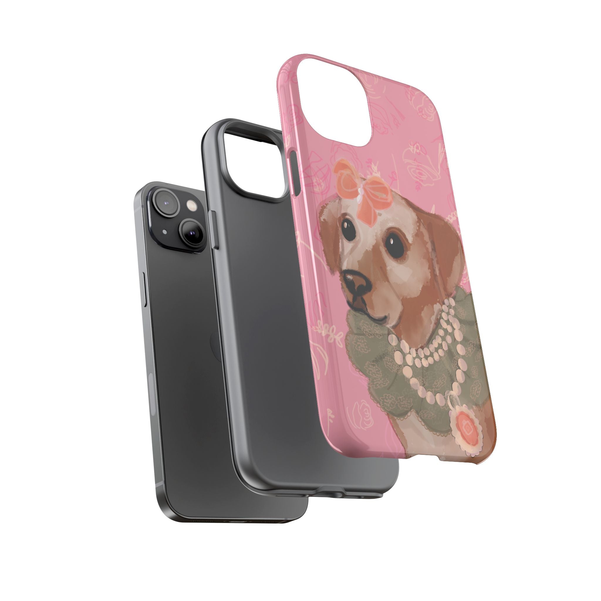 π Grande Dame Dog β Vintage Dog Portrait iPhone Case