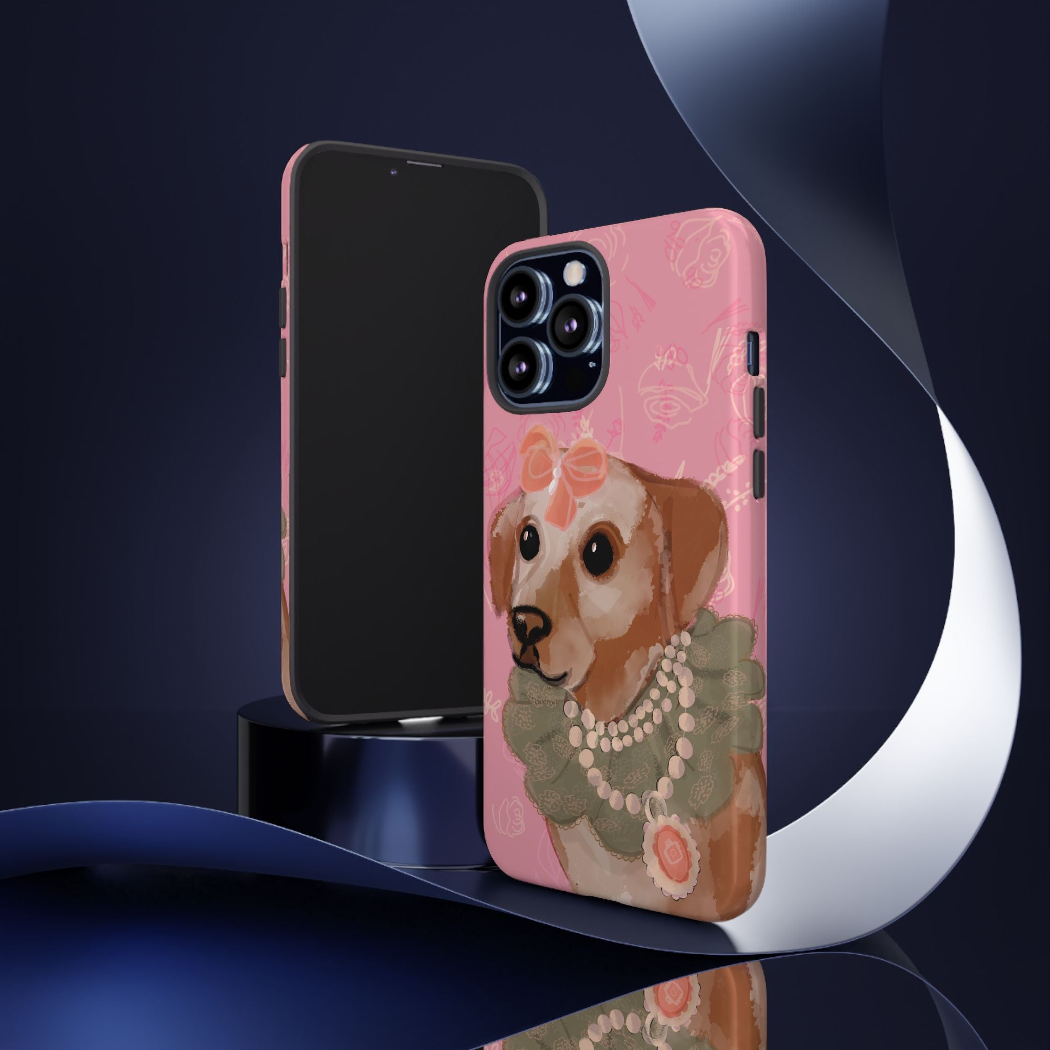 π Grande Dame Dog β Vintage Dog Portrait iPhone Case