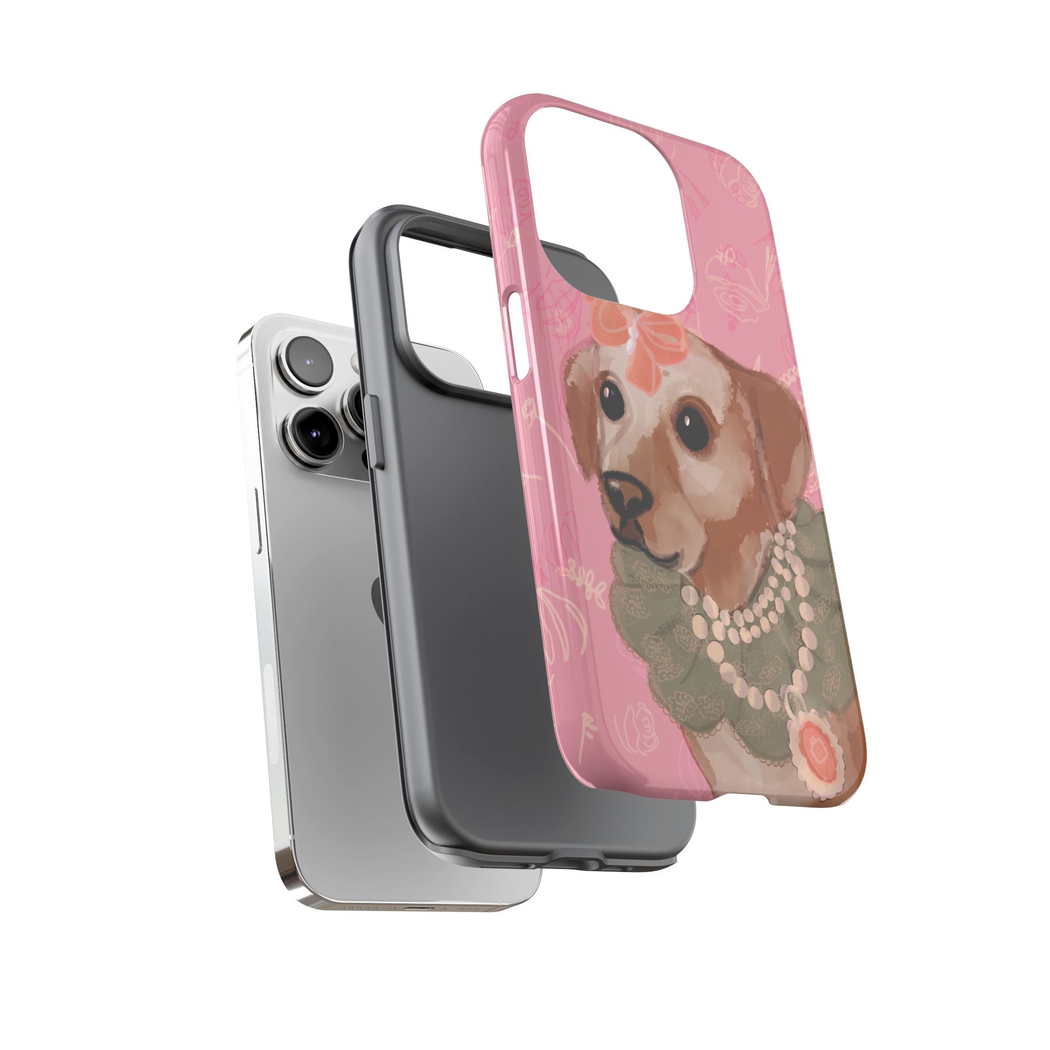 π Grande Dame Dog β Vintage Dog Portrait iPhone Case