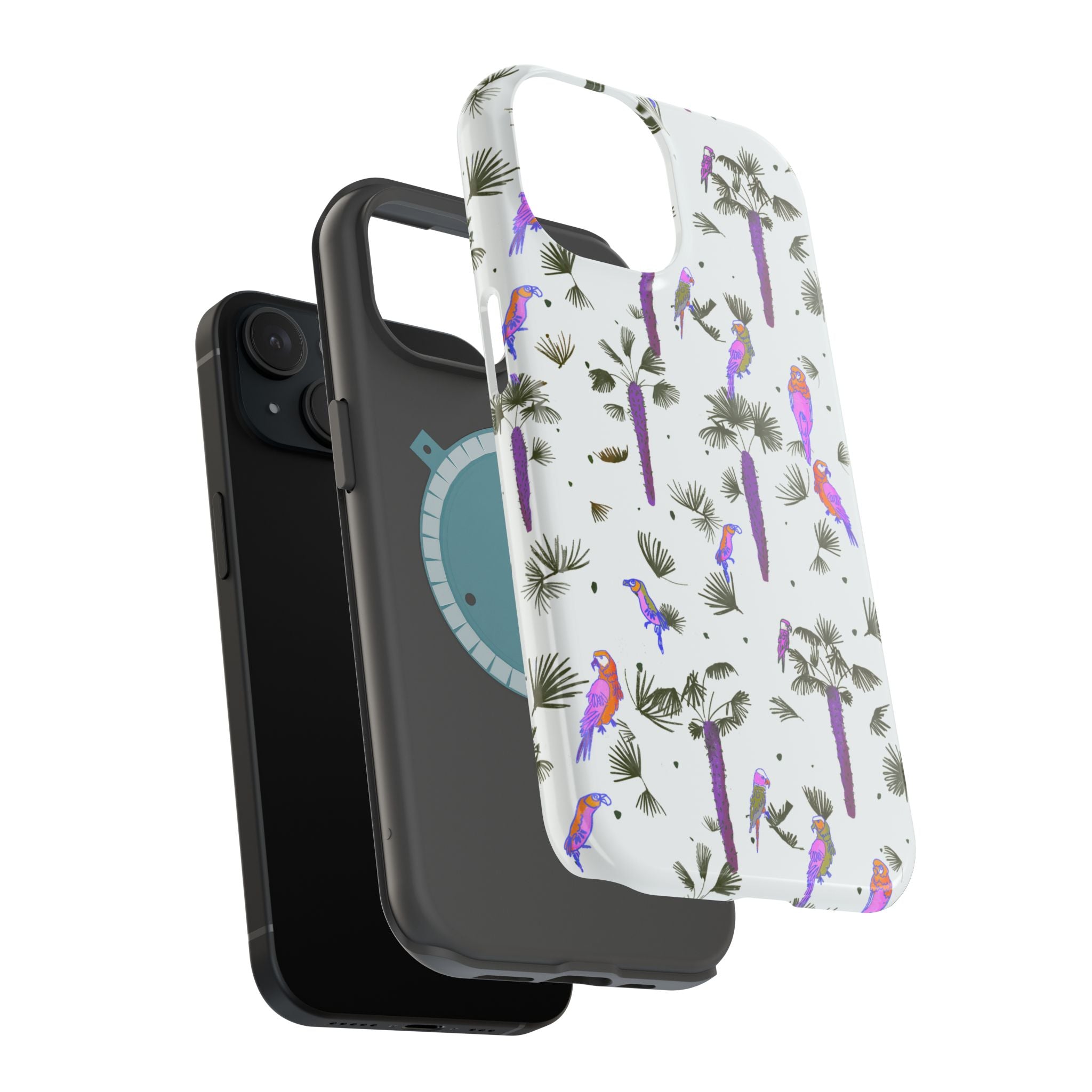 Tropical Paradise iPhone Case White