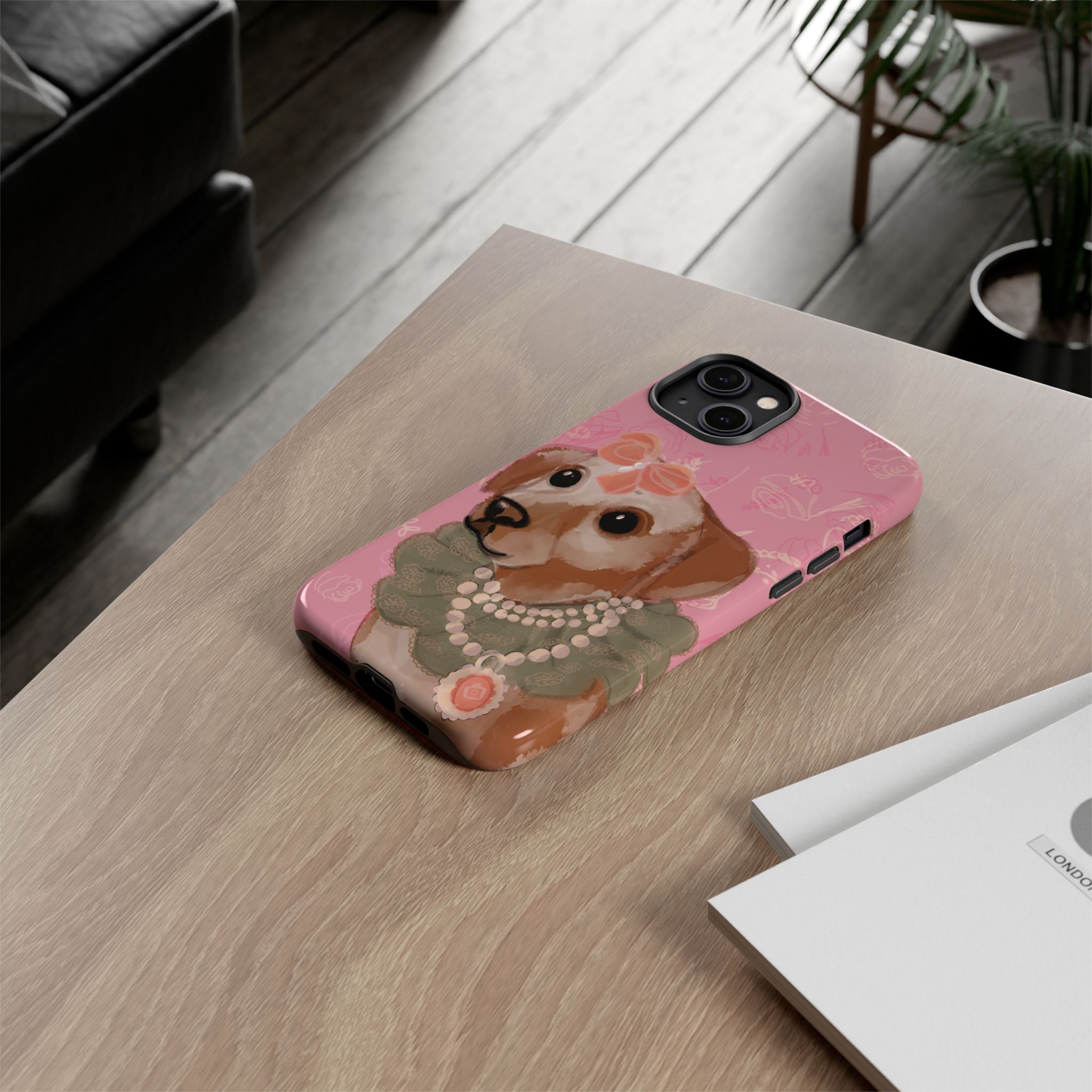 π Grande Dame Dog β Vintage Dog Portrait iPhone Case