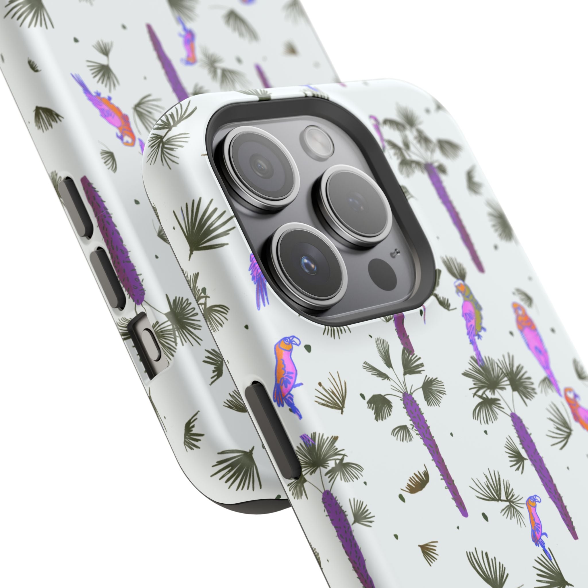 Tropical Paradise iPhone Case White