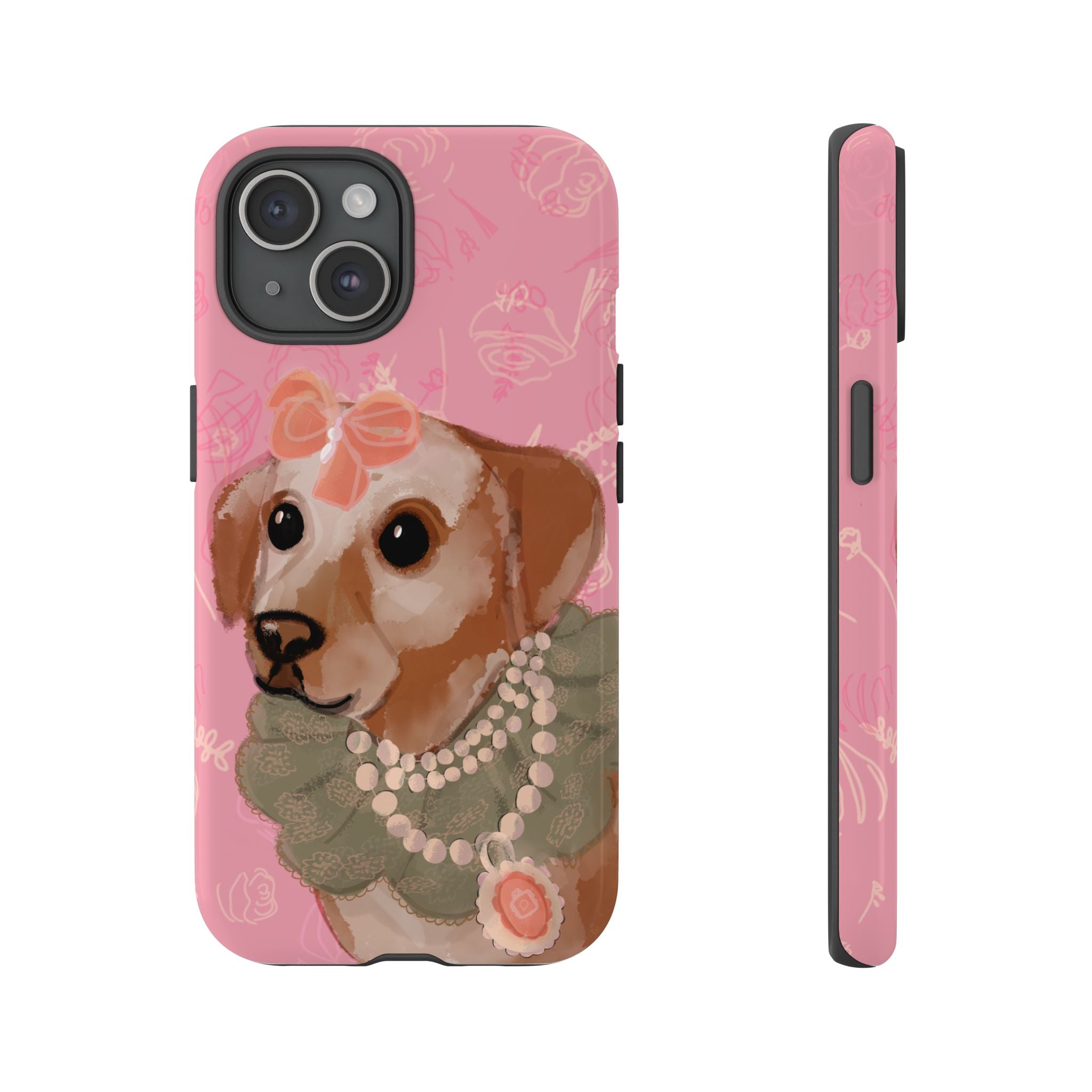 π Grande Dame Dog β Vintage Dog Portrait iPhone Case