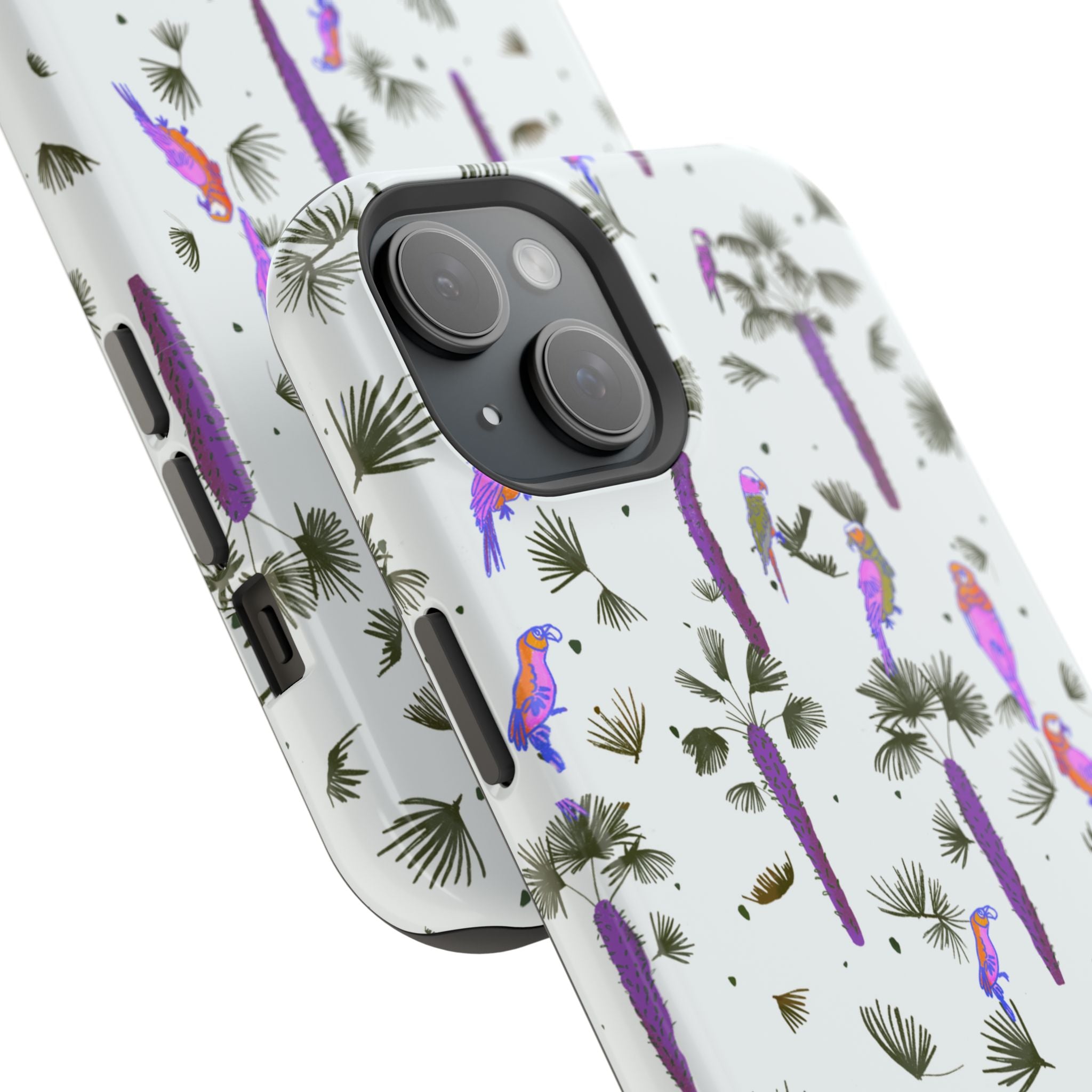 Tropical Paradise iPhone Case White
