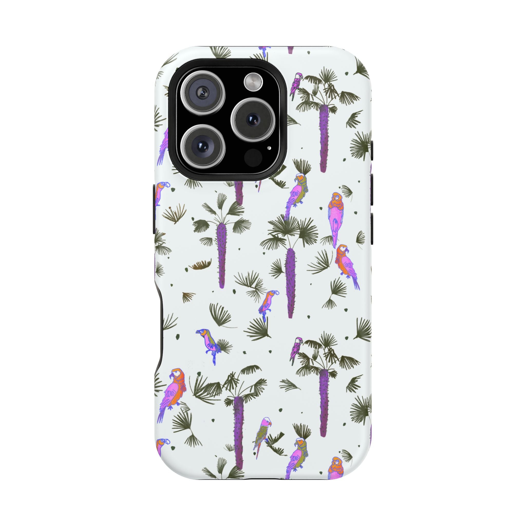 Tropical Paradise iPhone Case White