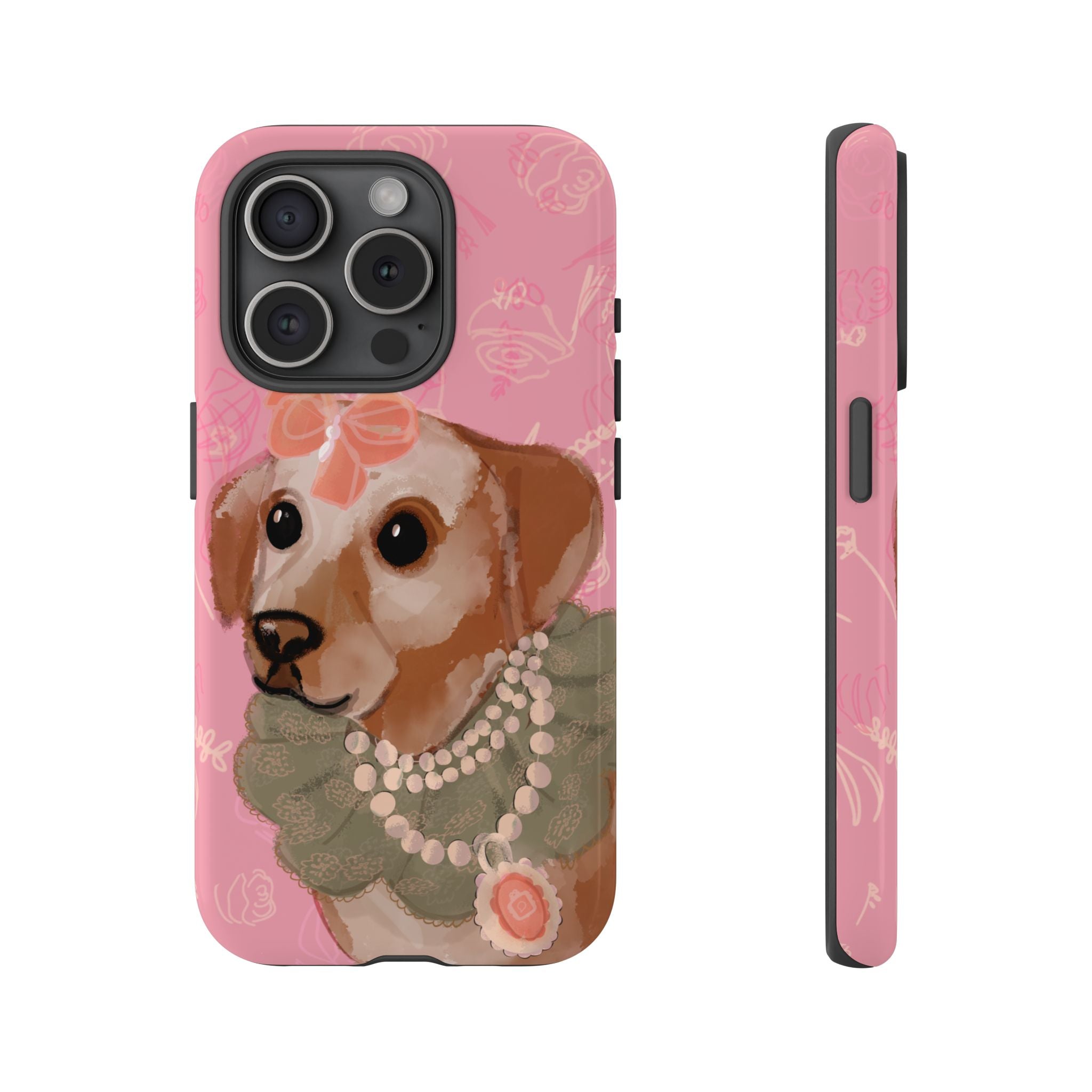 π Grande Dame Dog β Vintage Dog Portrait iPhone Case