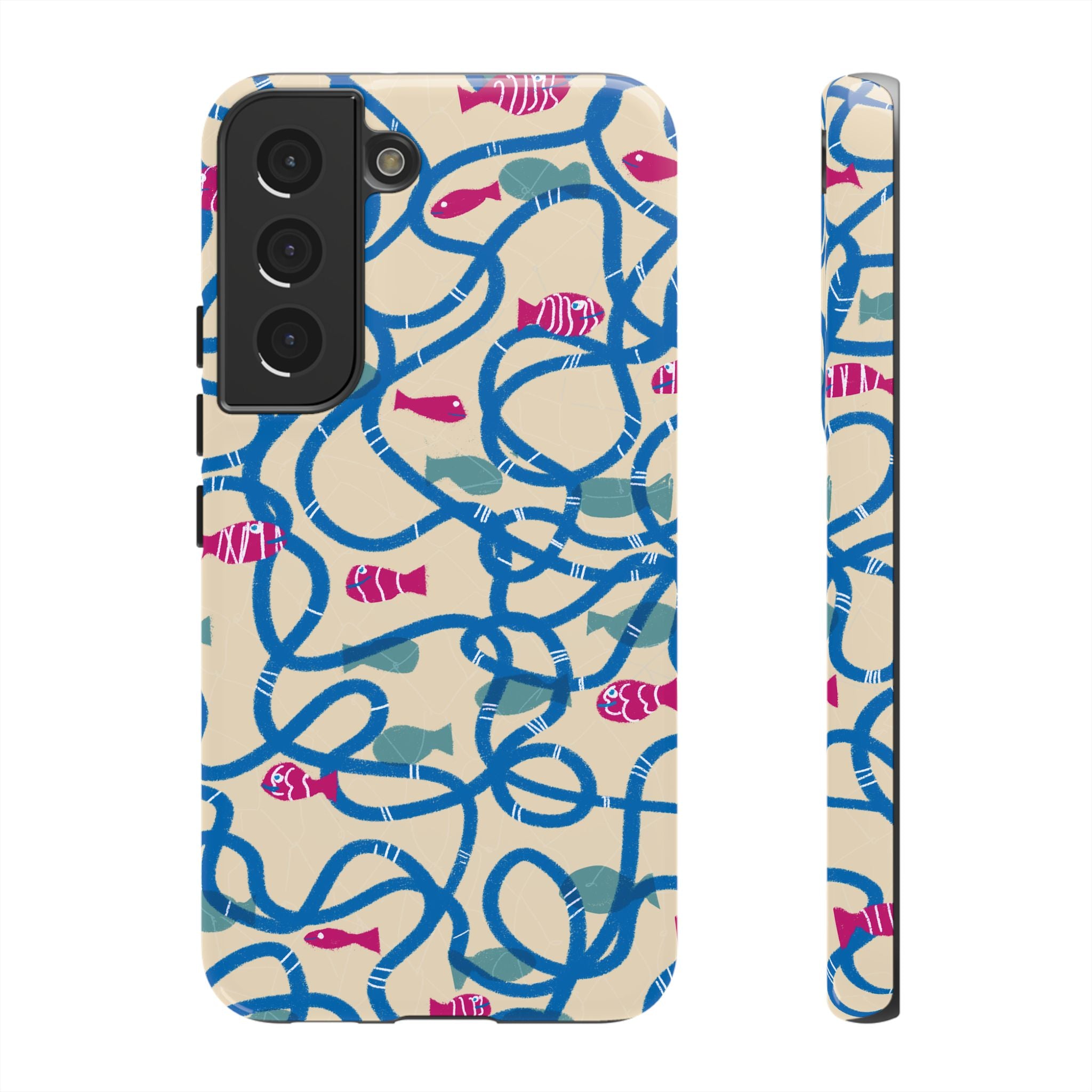 Good Catch – Coral Dance Tough Phone Case