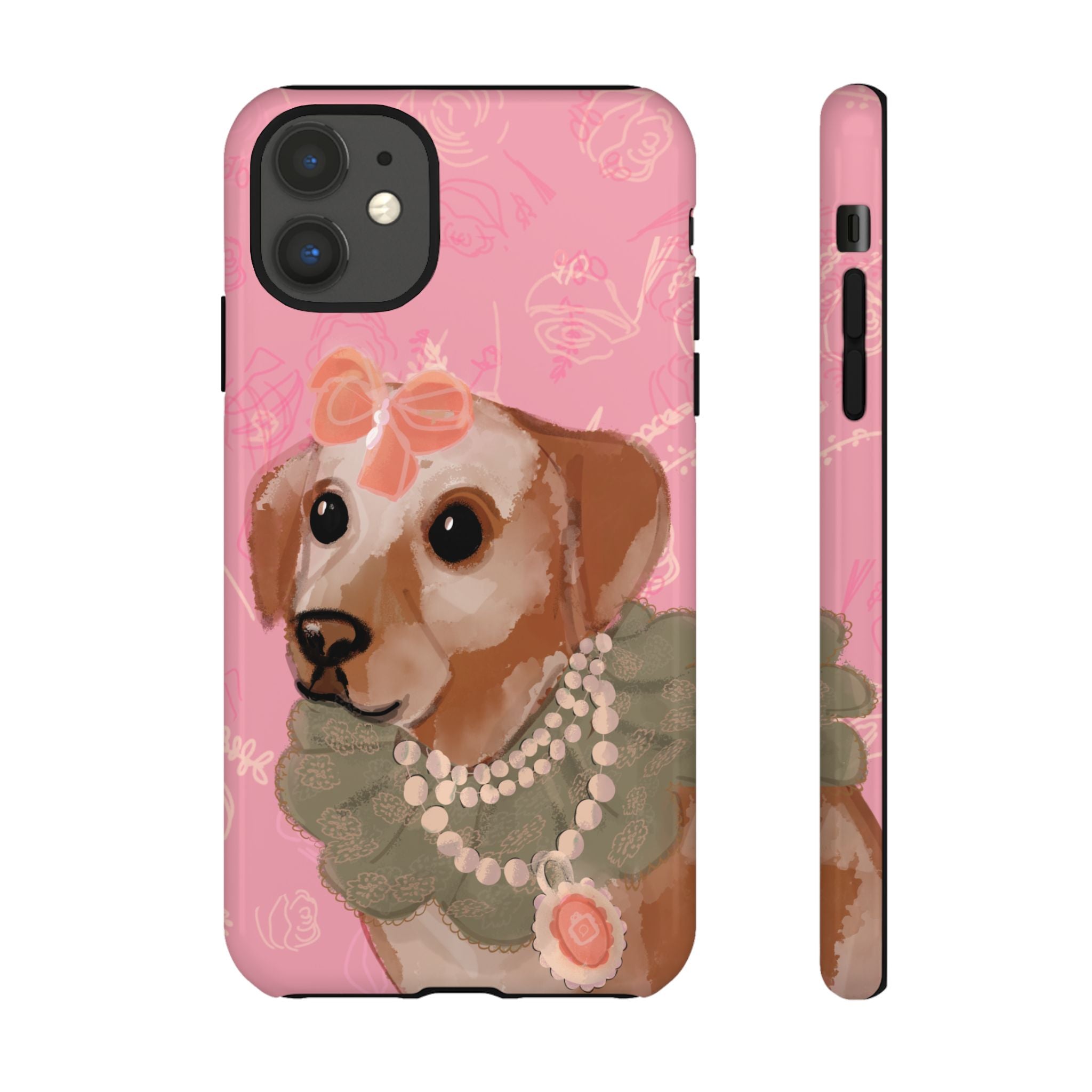 π Grande Dame Dog β Vintage Dog Portrait iPhone Case