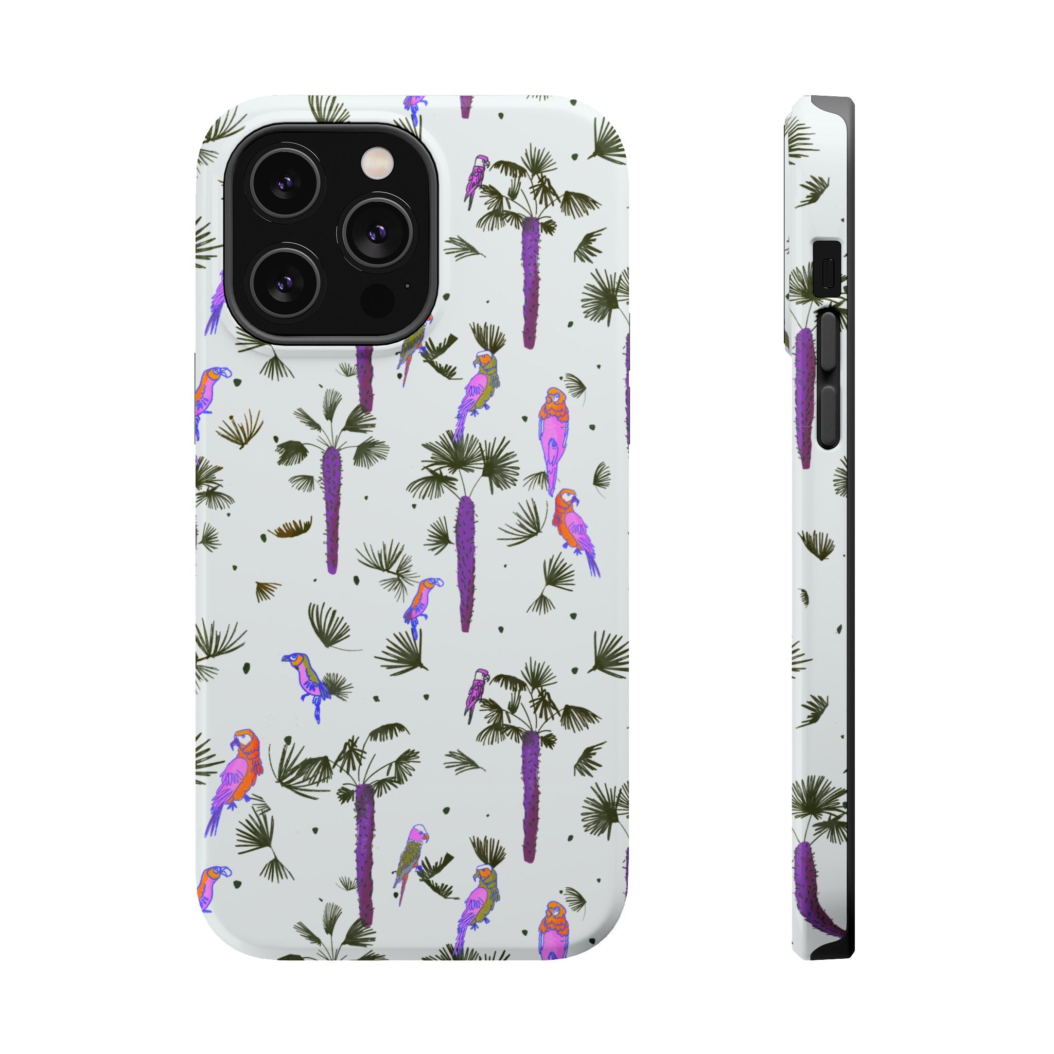 Tropical Paradise iPhone Case White