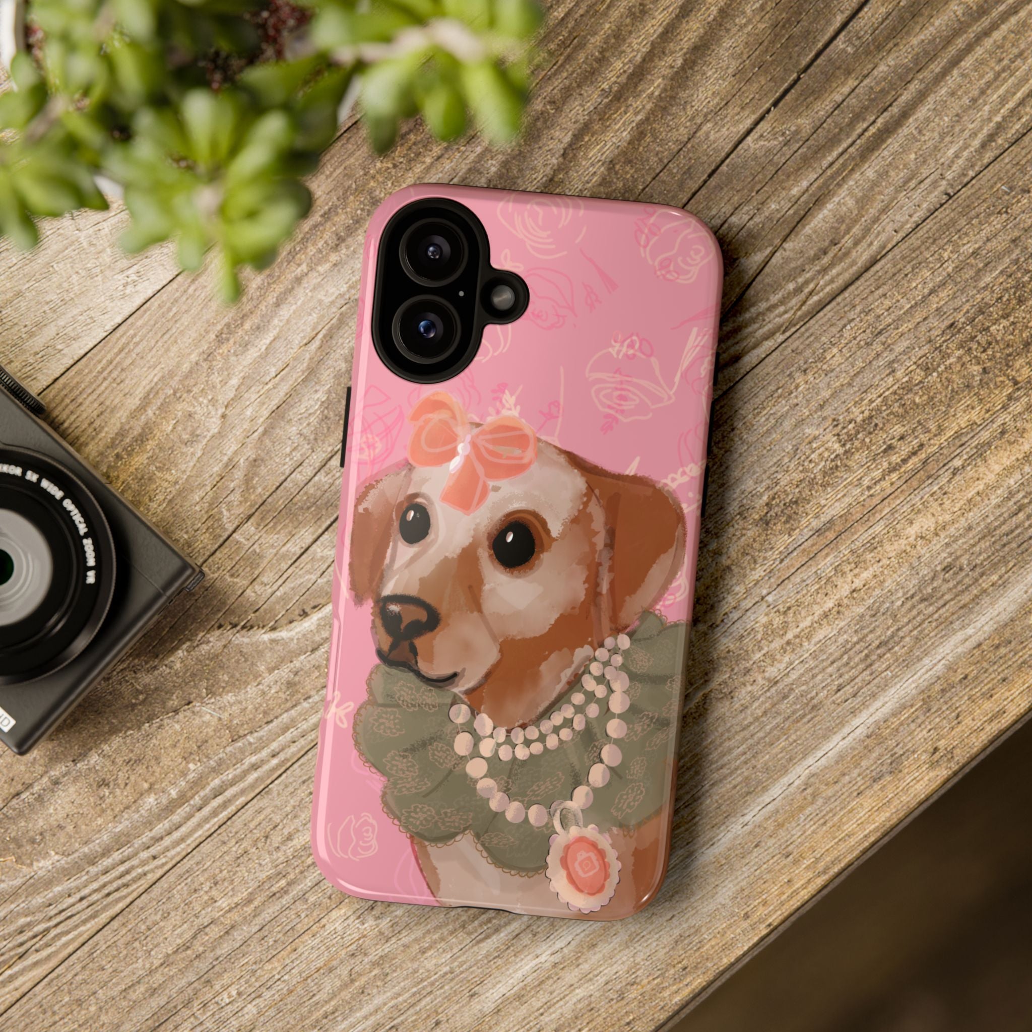 π Grande Dame Dog β Vintage Dog Portrait iPhone Case