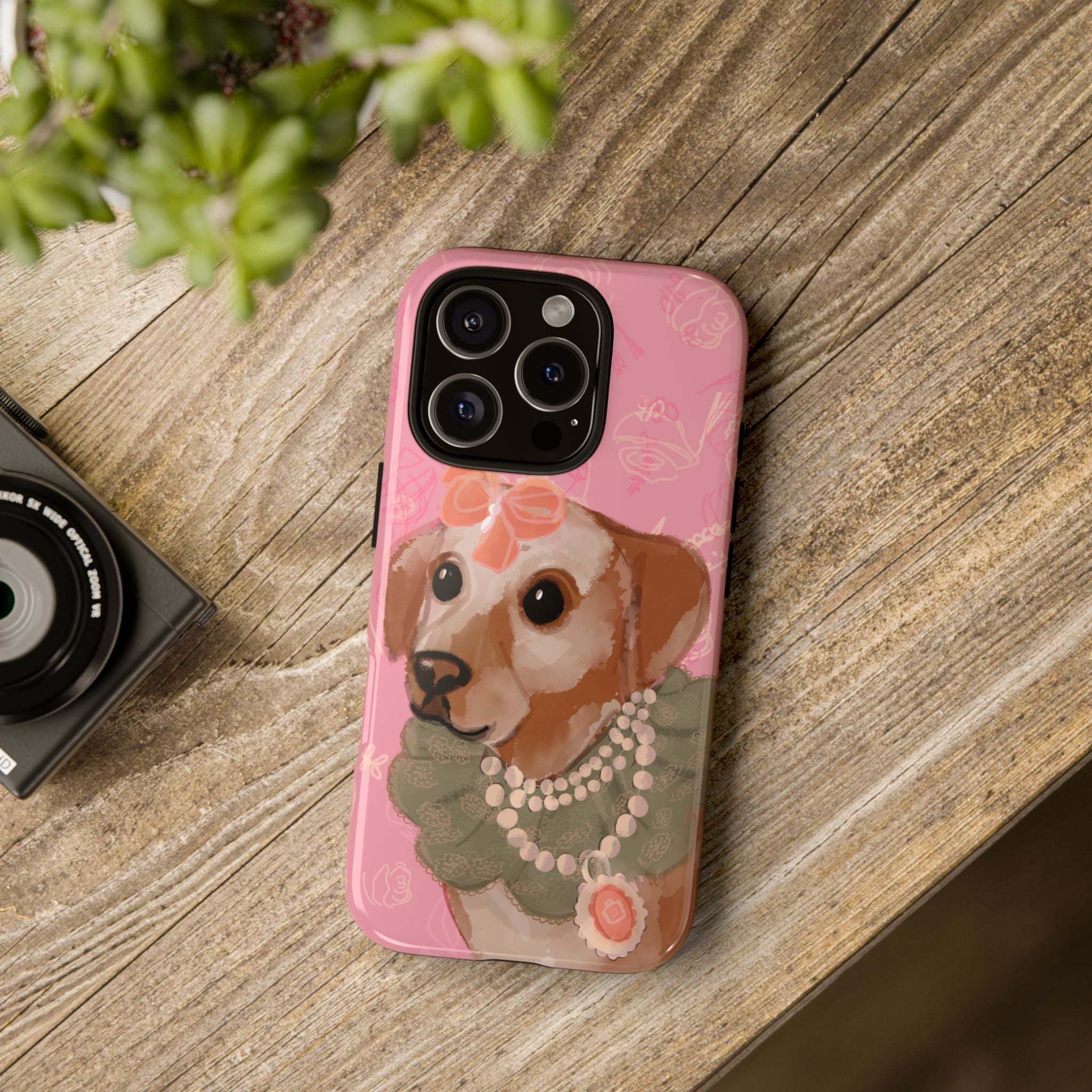 π Grande Dame Dog β Vintage Dog Portrait iPhone Case