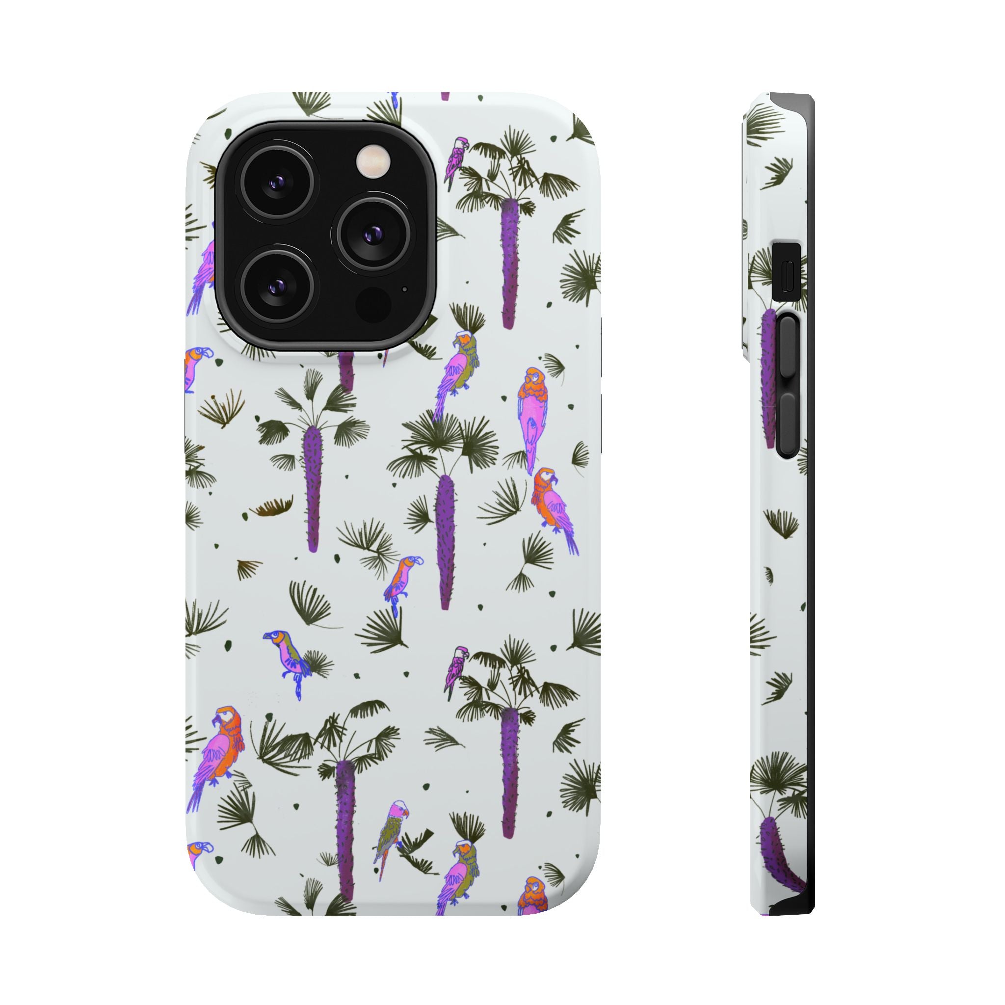 Tropical Paradise iPhone Case White
