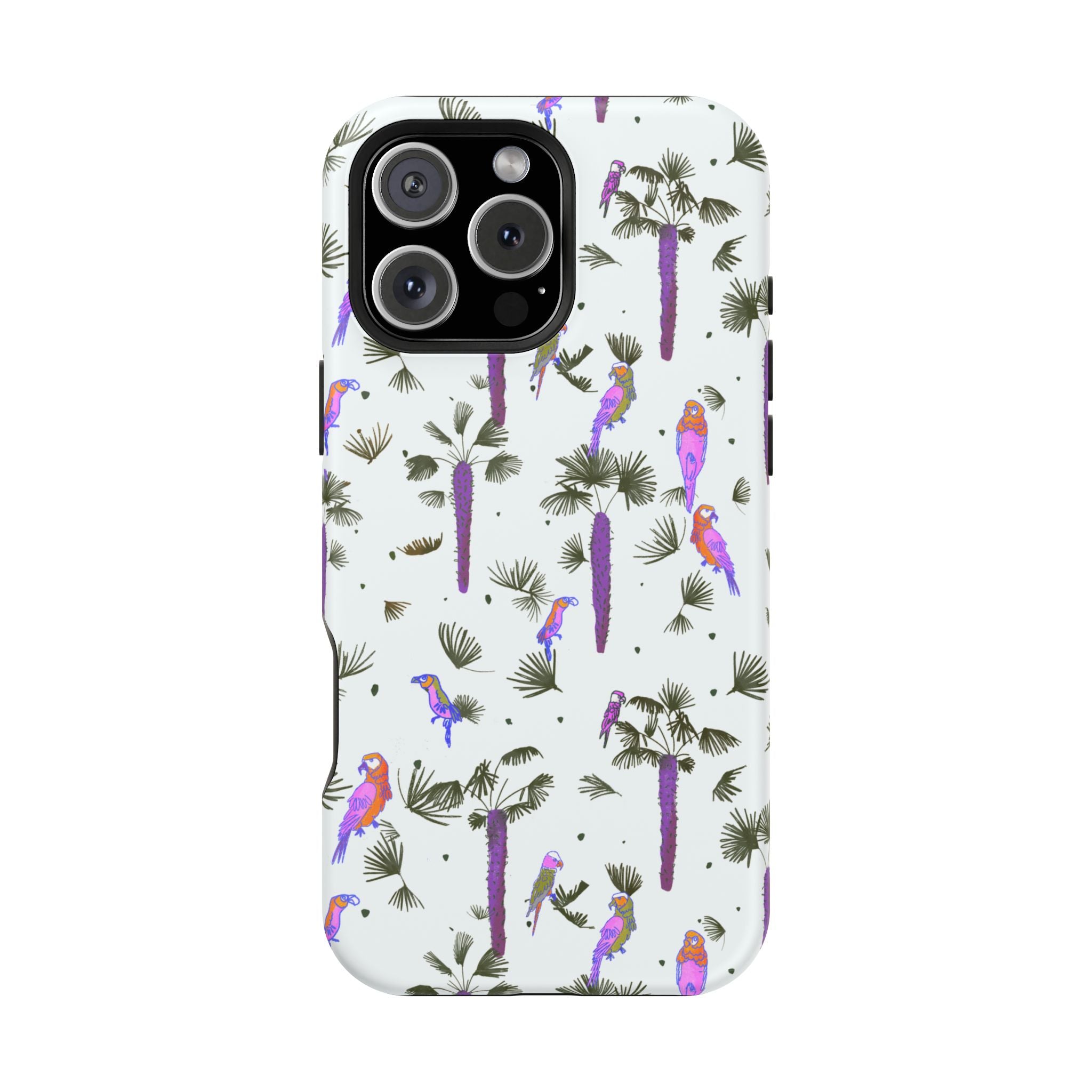 Tropical Paradise iPhone Case White