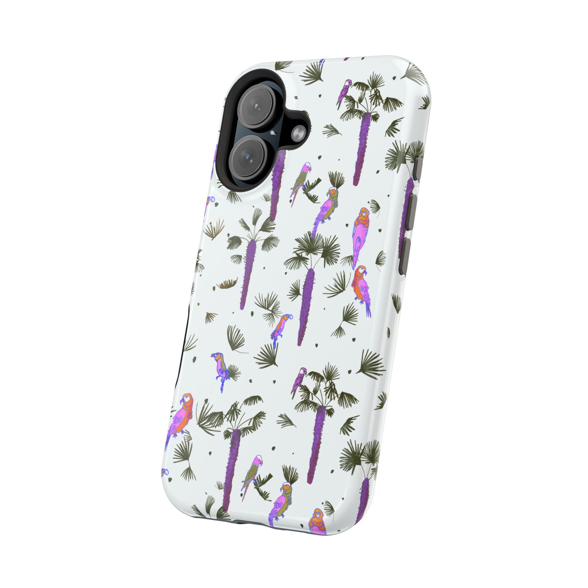 Tropical Paradise iPhone Case White