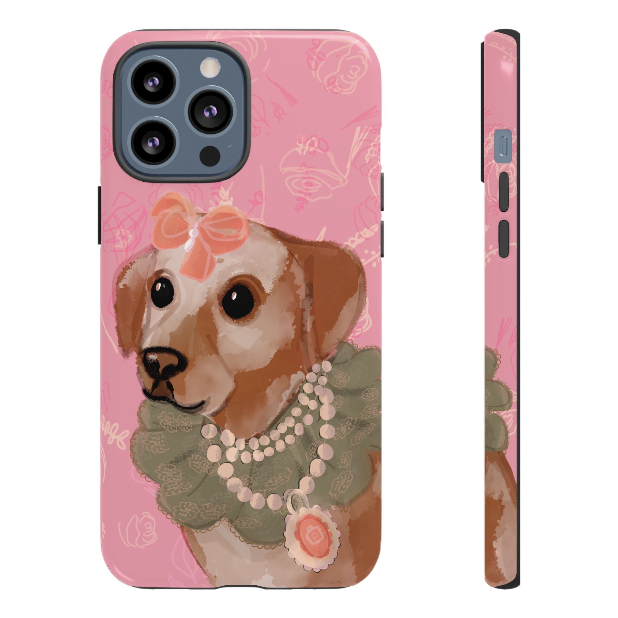 π Grande Dame Dog β Vintage Dog Portrait iPhone Case