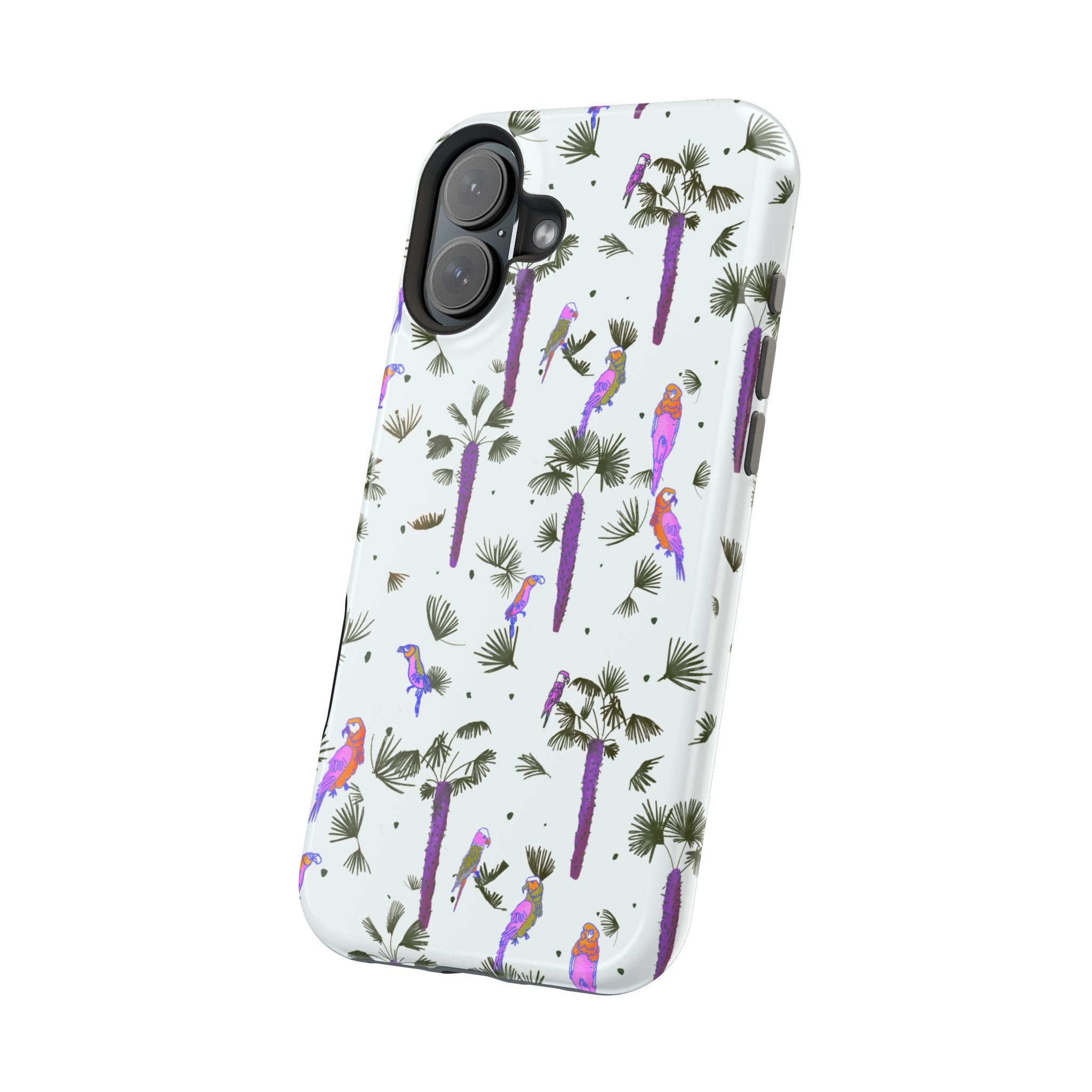 Tropical Paradise iPhone Case White