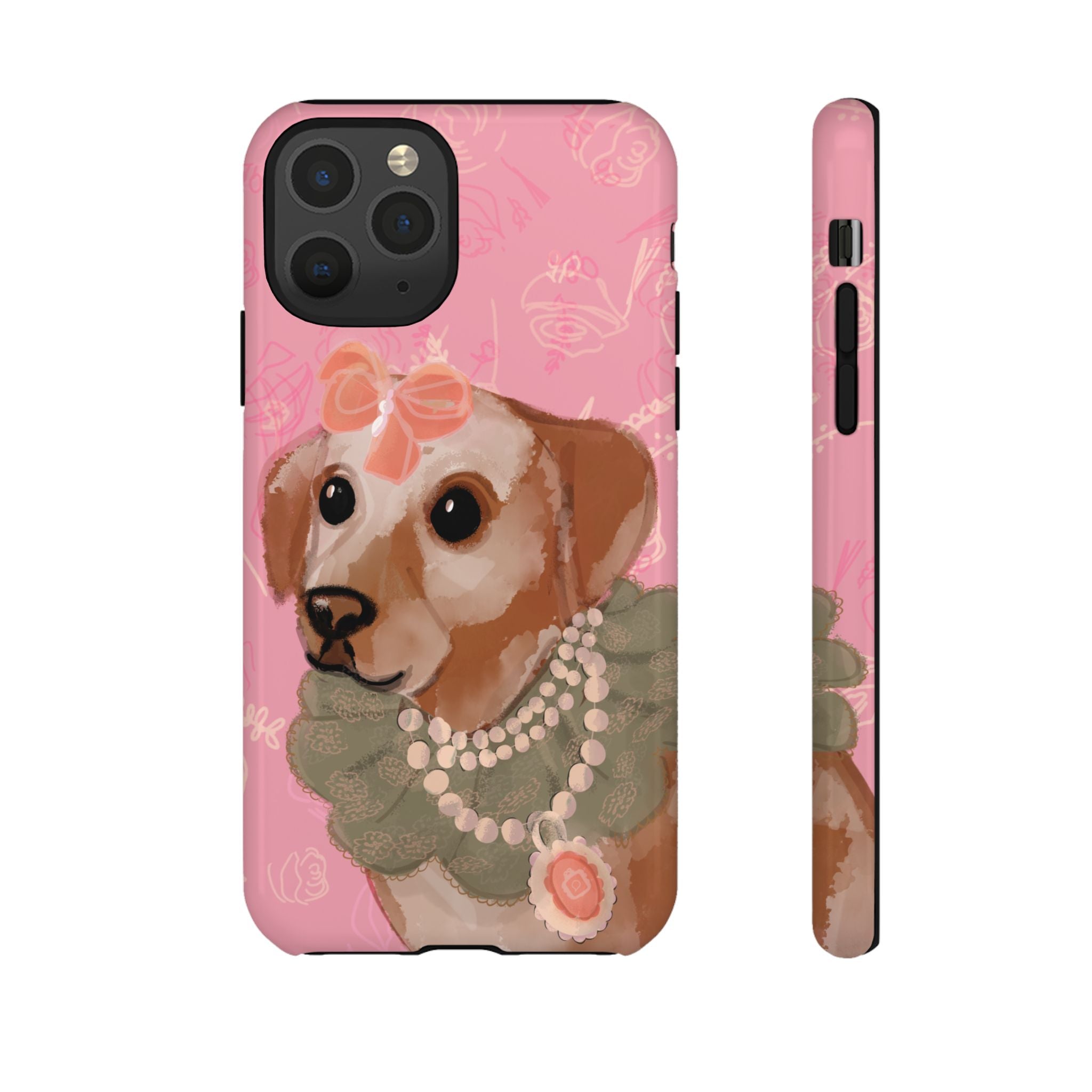 π Grande Dame Dog β Vintage Dog Portrait iPhone Case