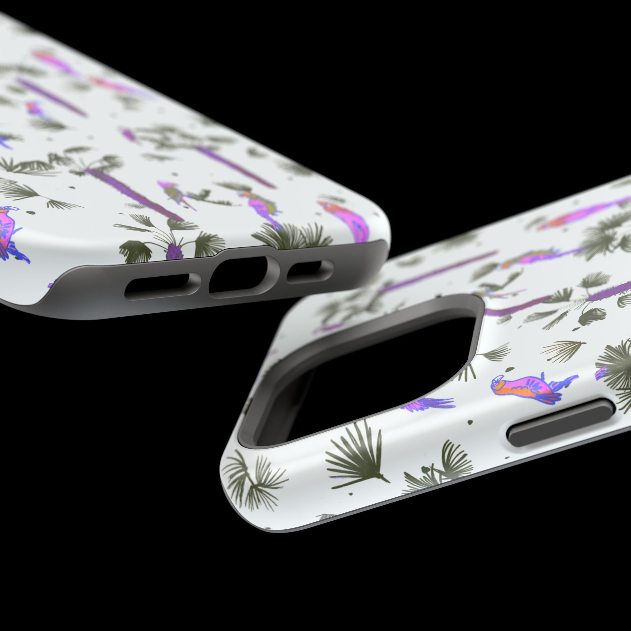 Tropical Paradise iPhone Case White