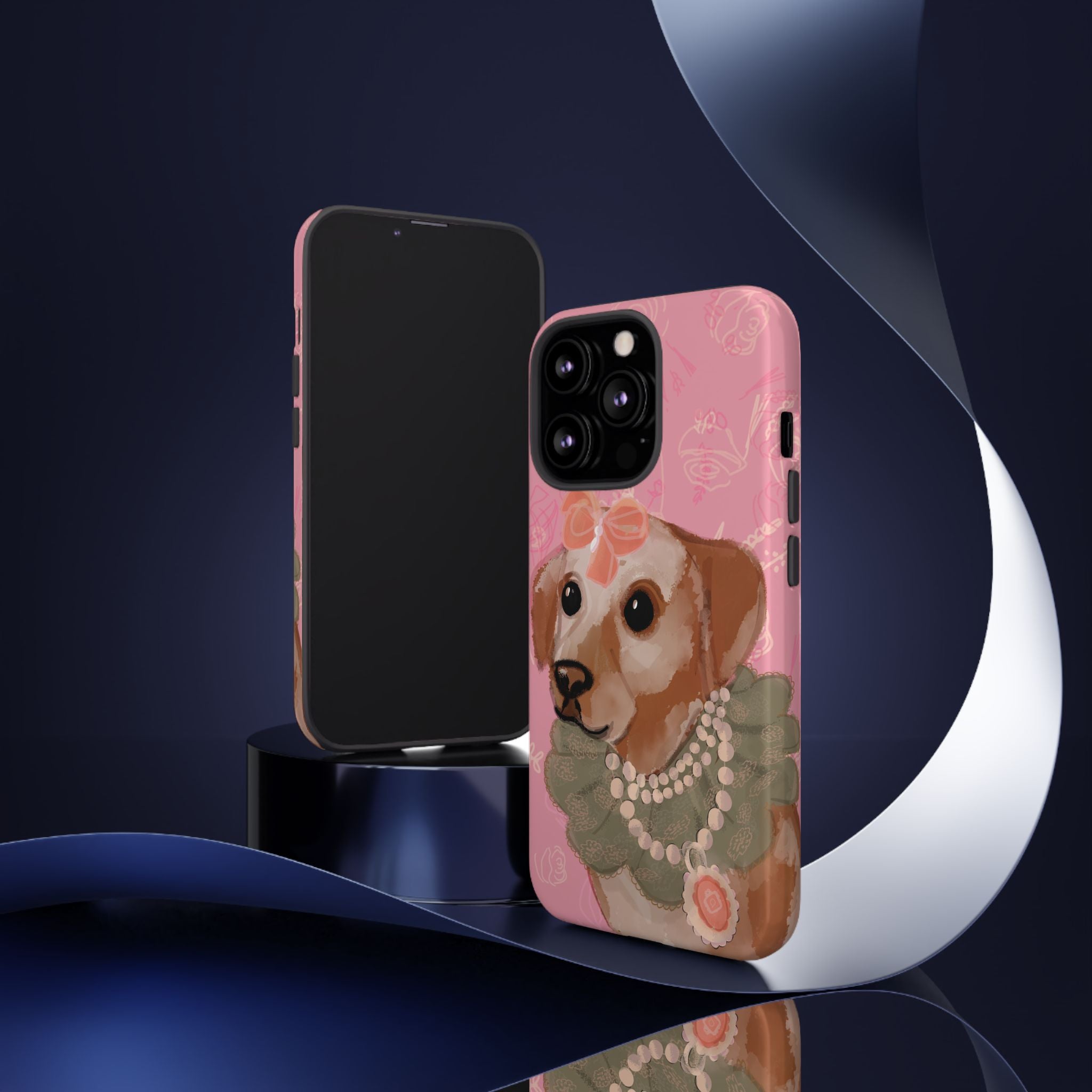 π Grande Dame Dog β Vintage Dog Portrait iPhone Case