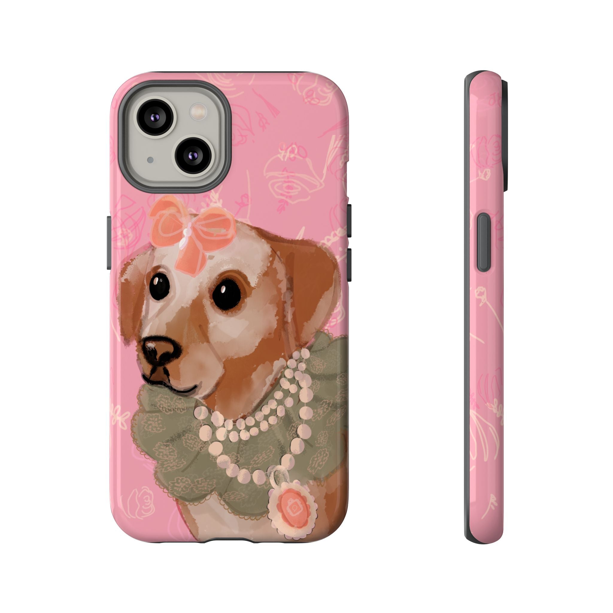 π Grande Dame Dog β Vintage Dog Portrait iPhone Case