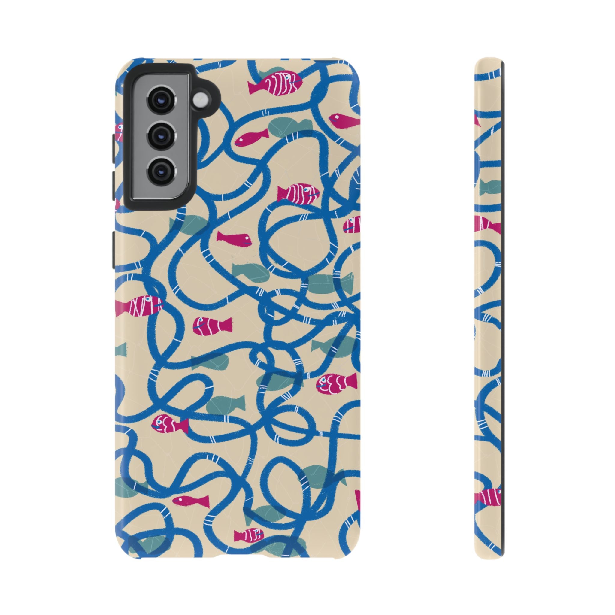 Good Catch – Coral Dance Tough Phone Case