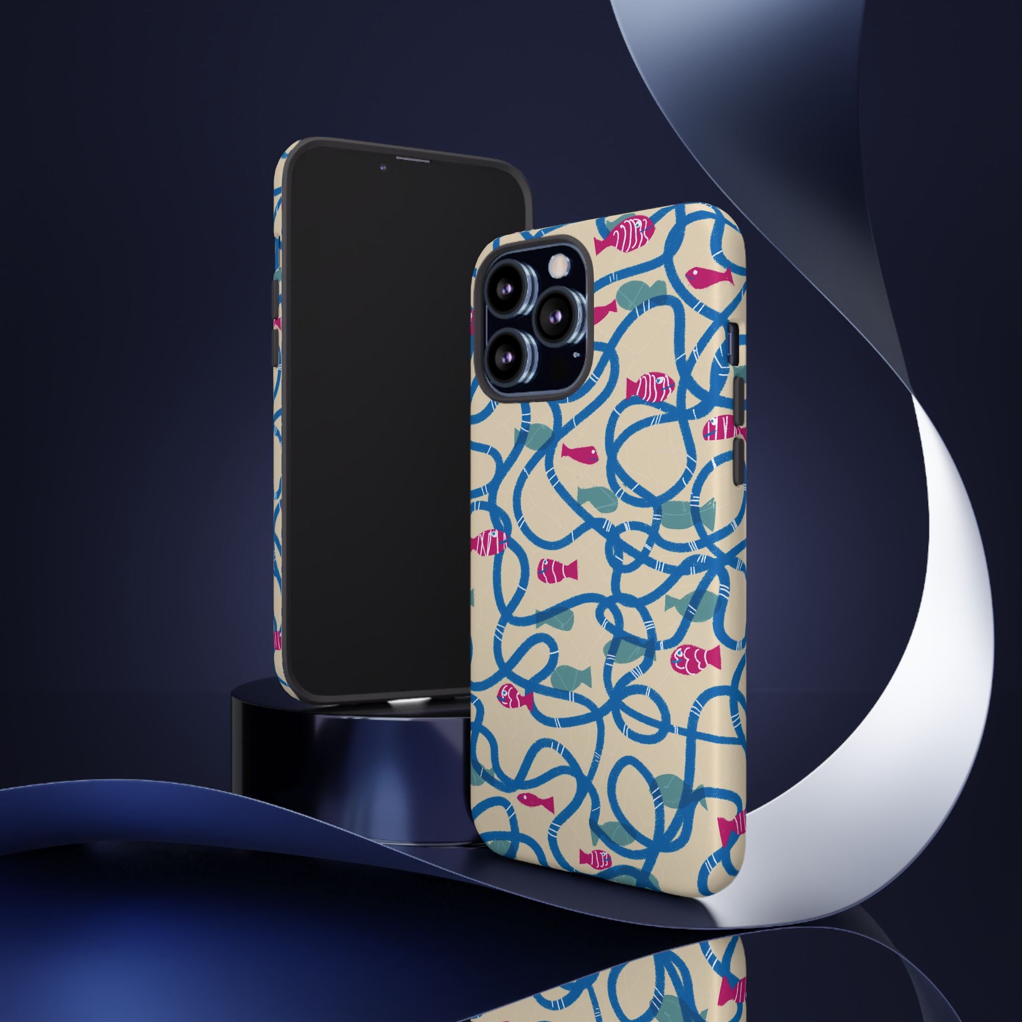 Good Catch – Coral Dance Tough Phone Case