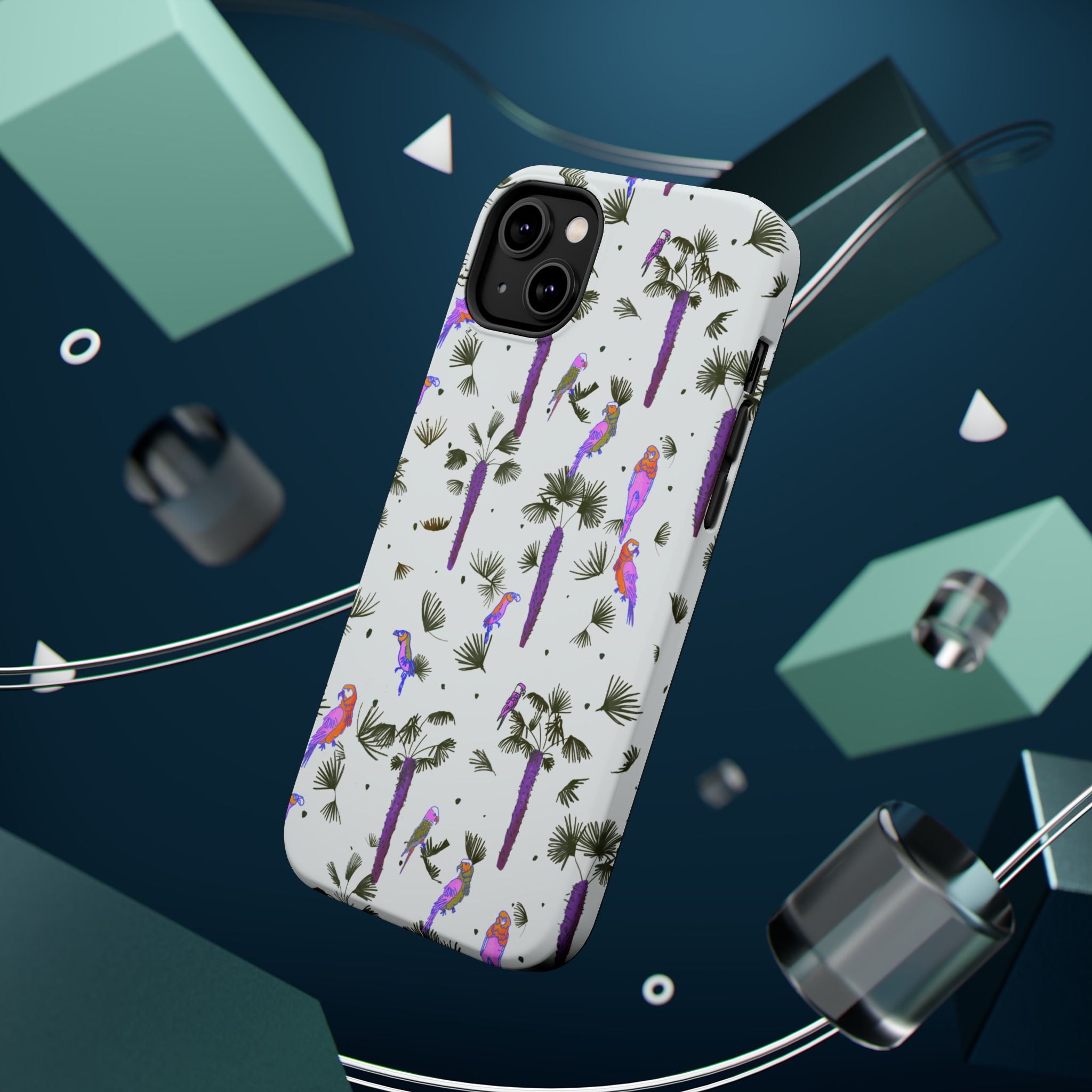 Tropical Paradise iPhone Case White