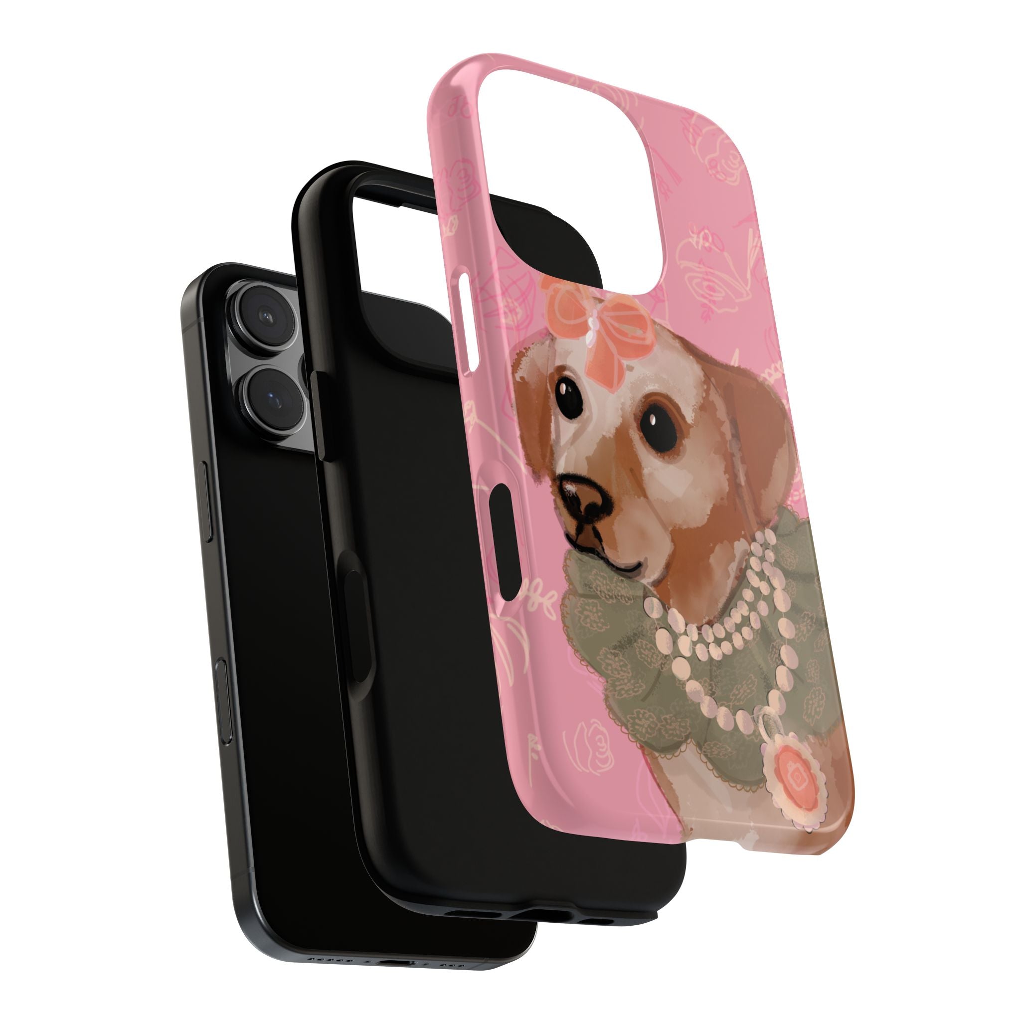 π Grande Dame Dog β Vintage Dog Portrait iPhone Case