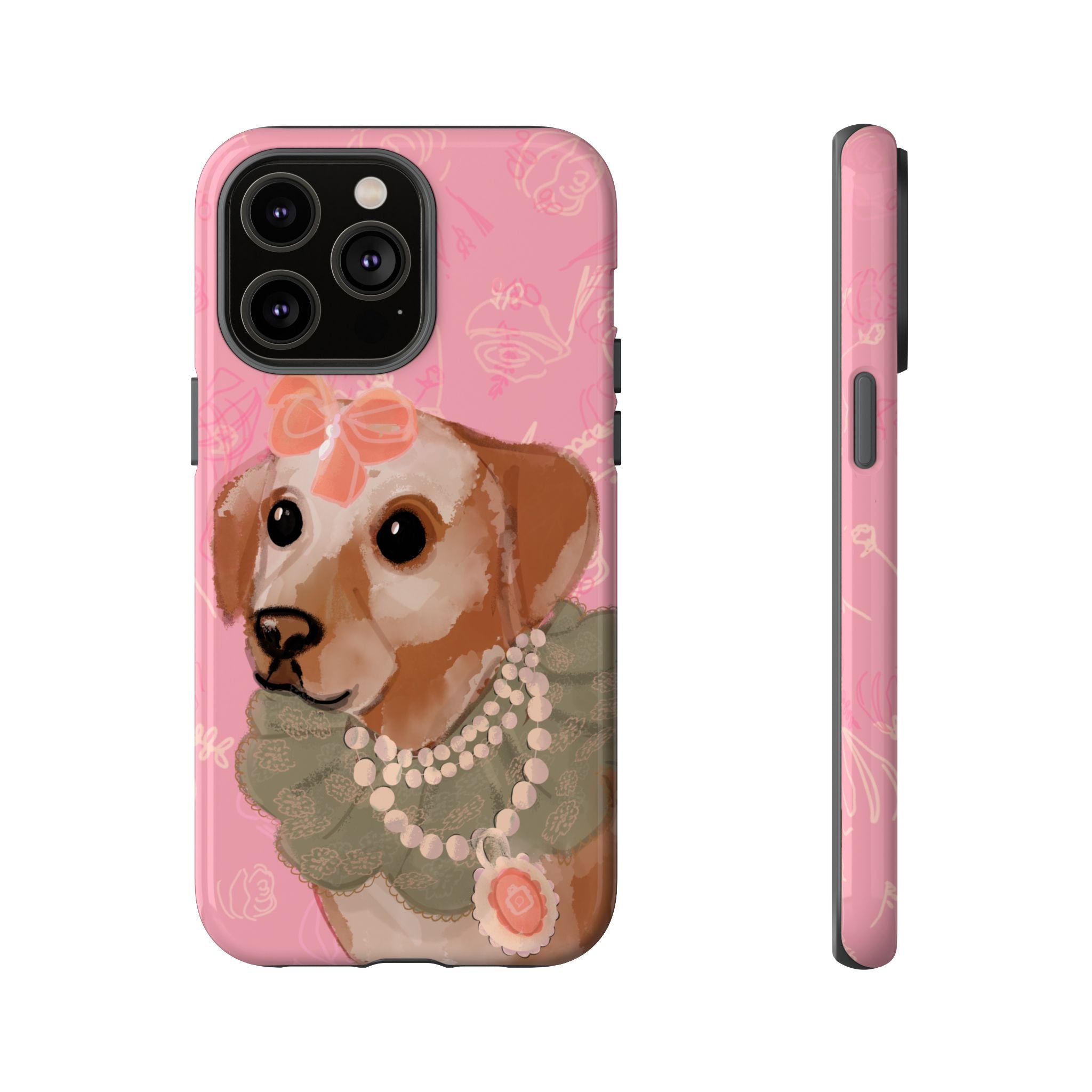 π Grande Dame Dog β Vintage Dog Portrait iPhone Case