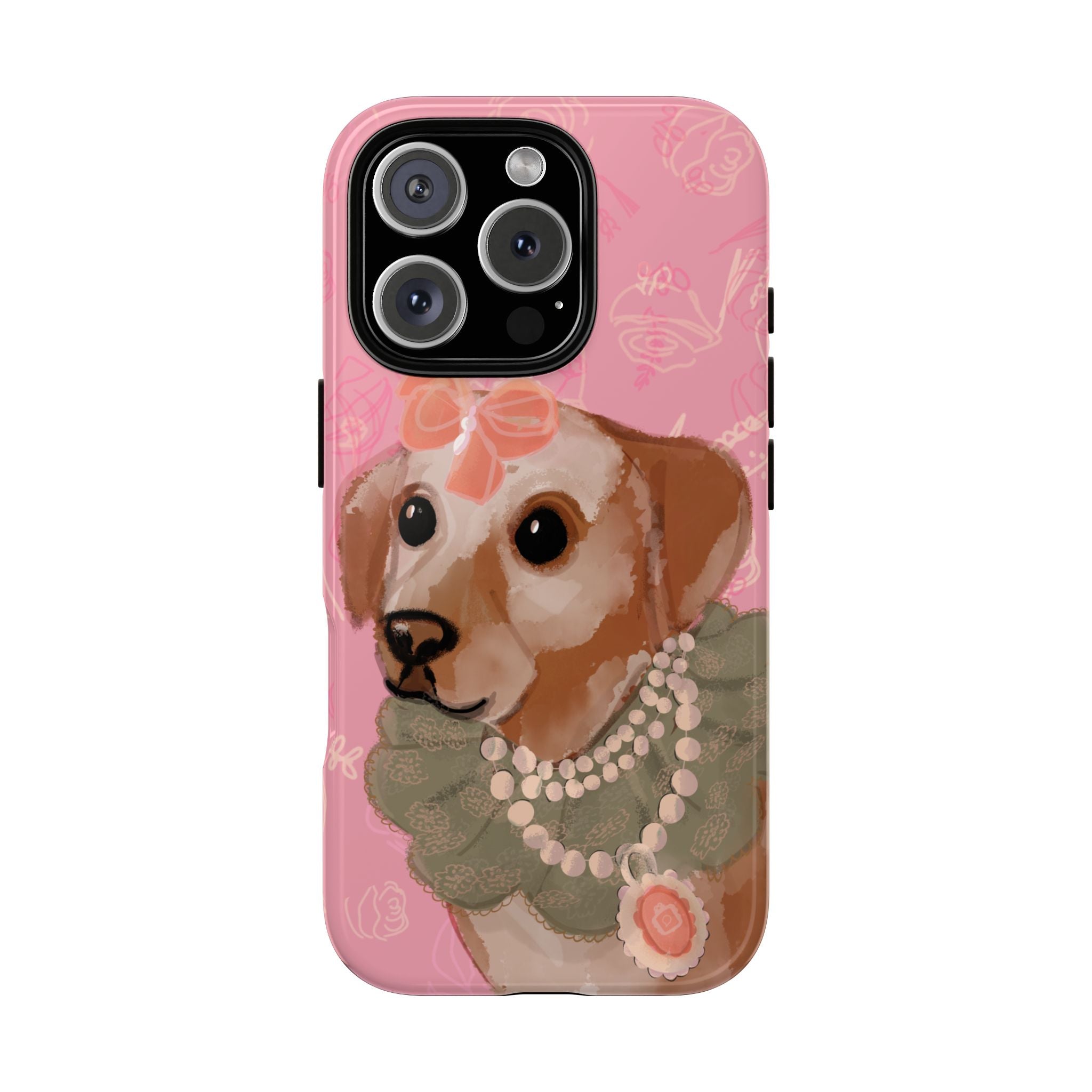 π Grande Dame Dog β Vintage Dog Portrait iPhone Case