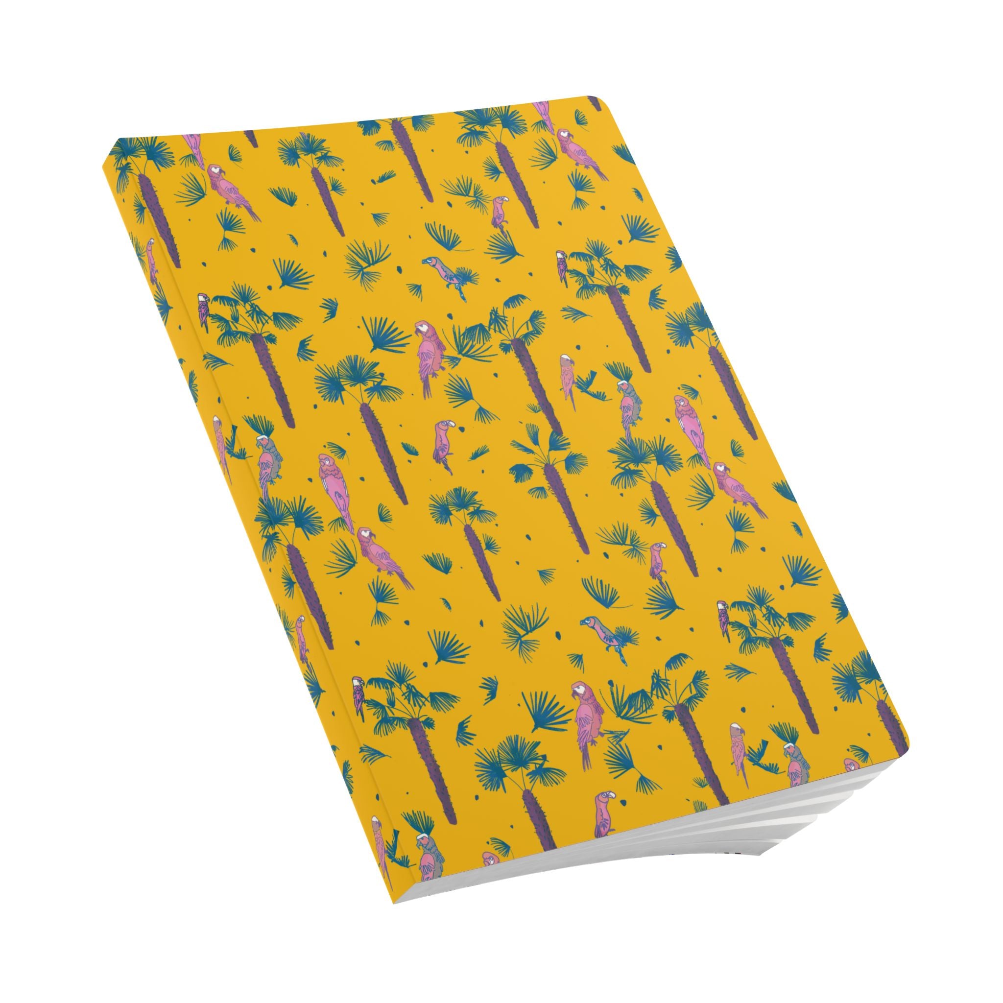 Tropical Paradise Softcover Journal Sunny Yellow