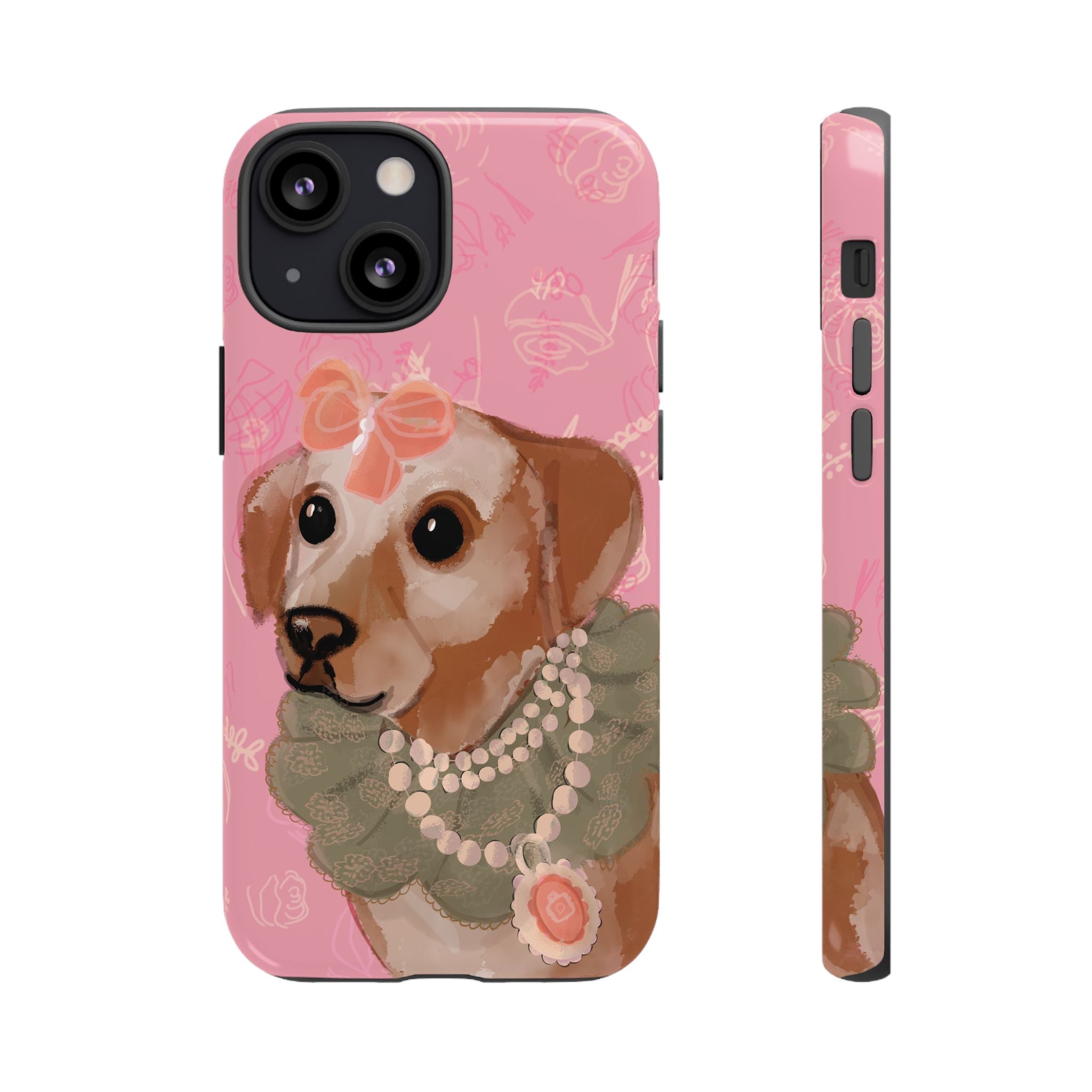 π Grande Dame Dog β Vintage Dog Portrait iPhone Case