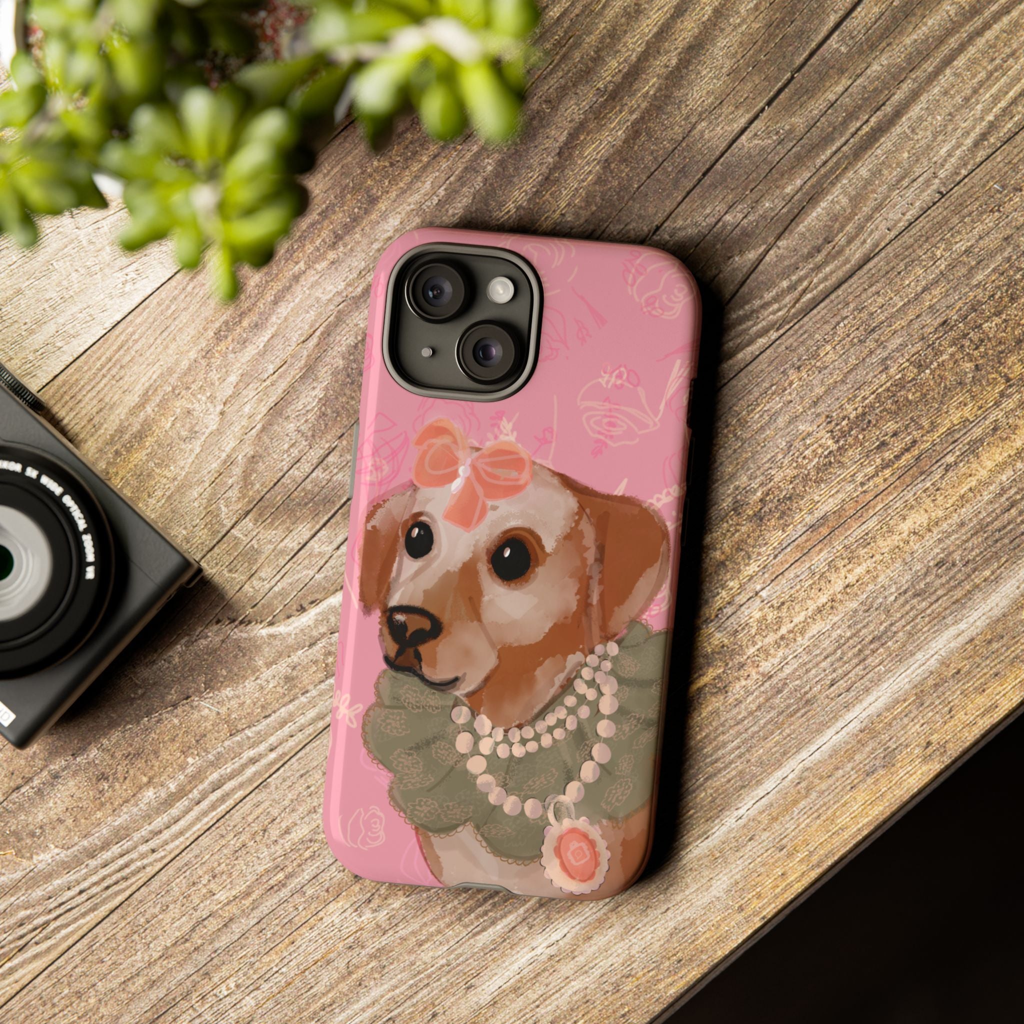 π Grande Dame Dog β Vintage Dog Portrait iPhone Case