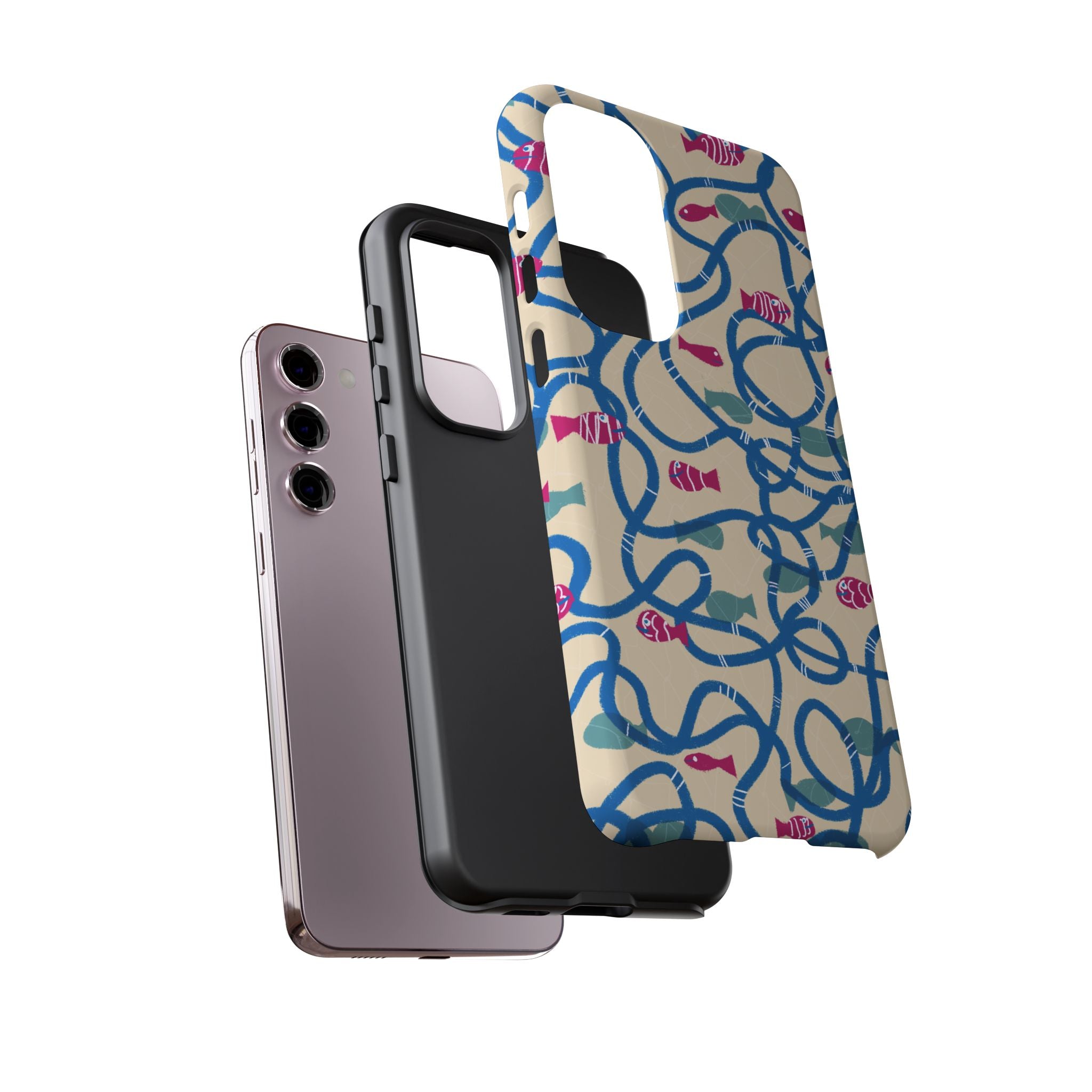 Good Catch – Coral Dance Tough Phone Case