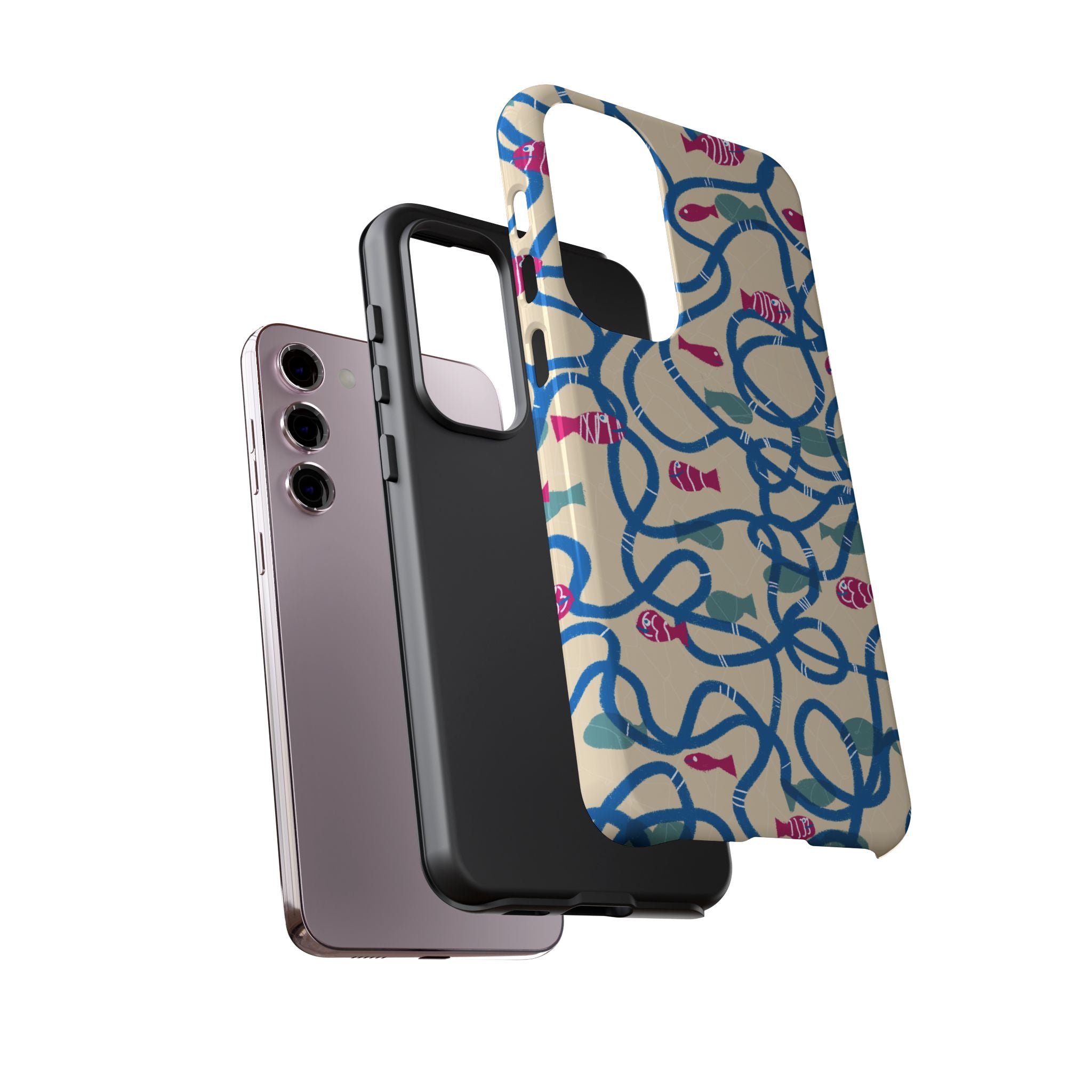 Good Catch – Coral Dance Tough Phone Case