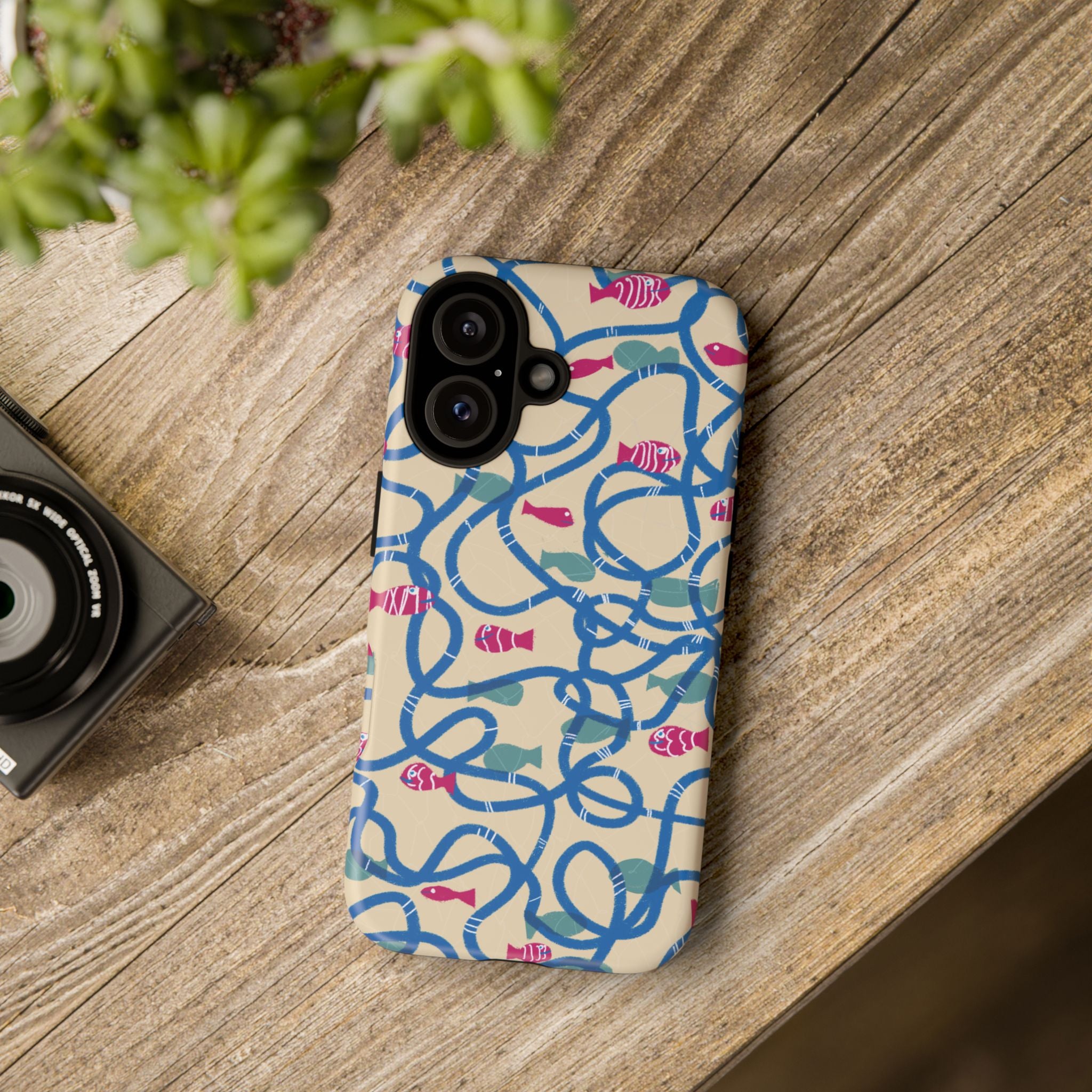Good Catch – Coral Dance Tough Phone Case