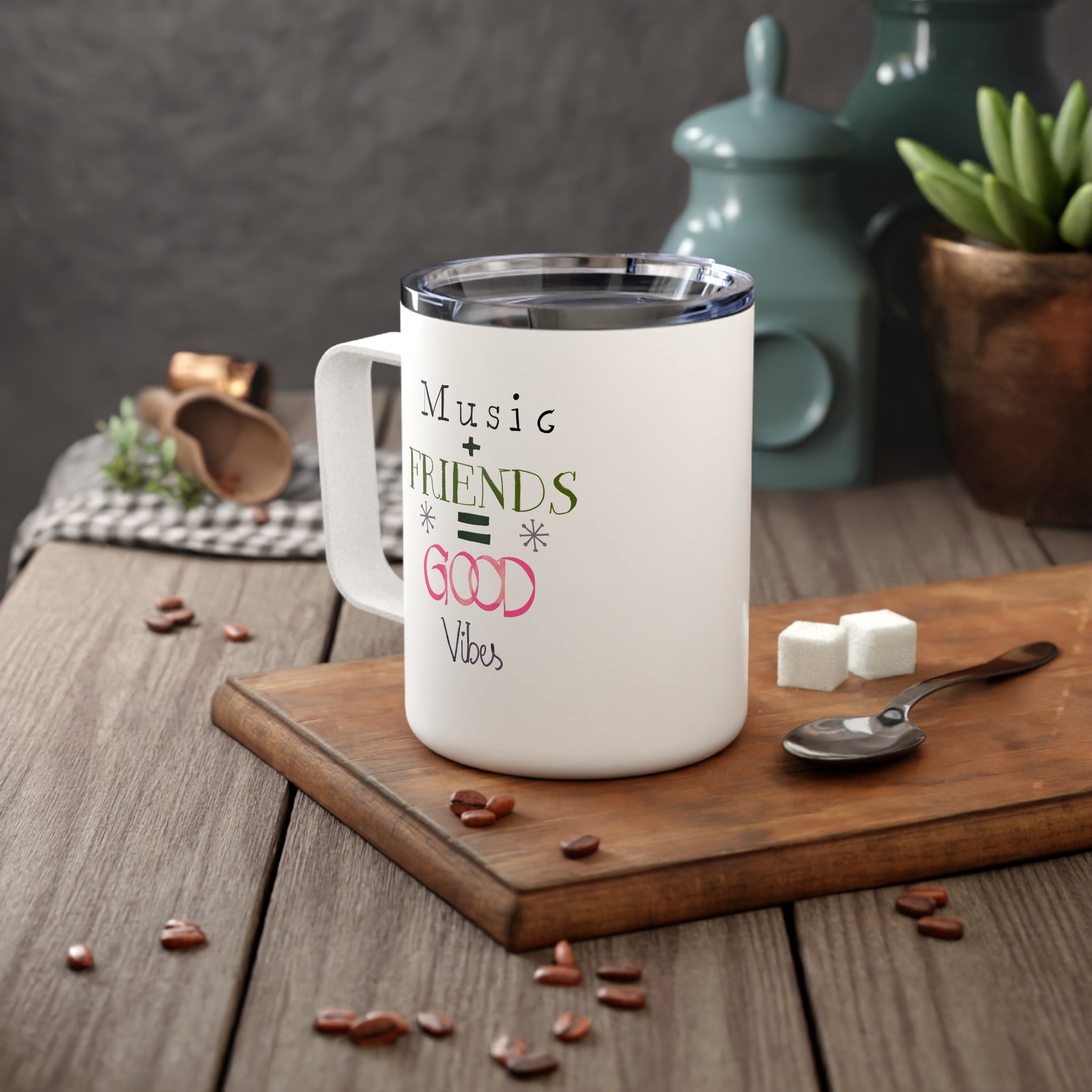 Good Vibes Insulated Coffee Mug | 10oz
