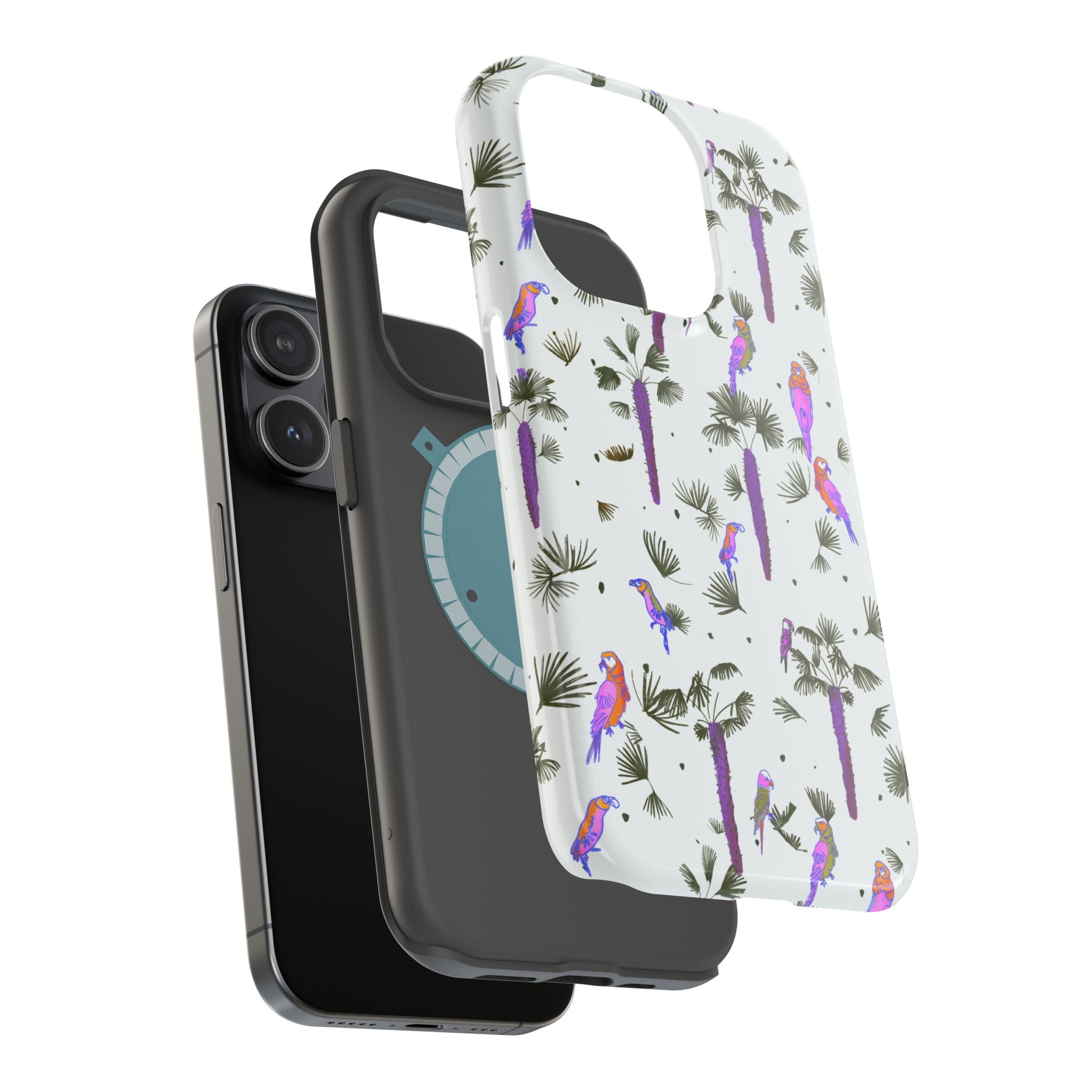 Tropical Paradise iPhone Case White