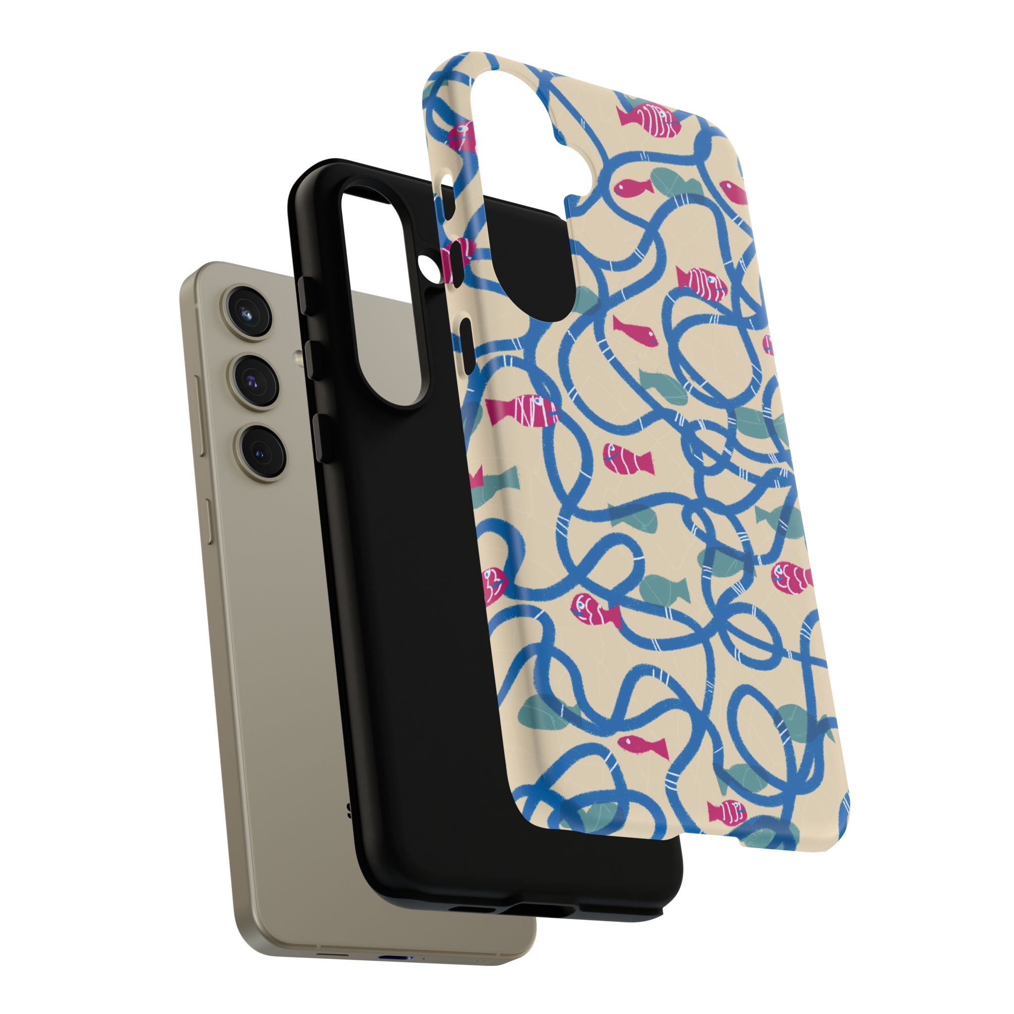 Good Catch – Coral Dance Tough Phone Case