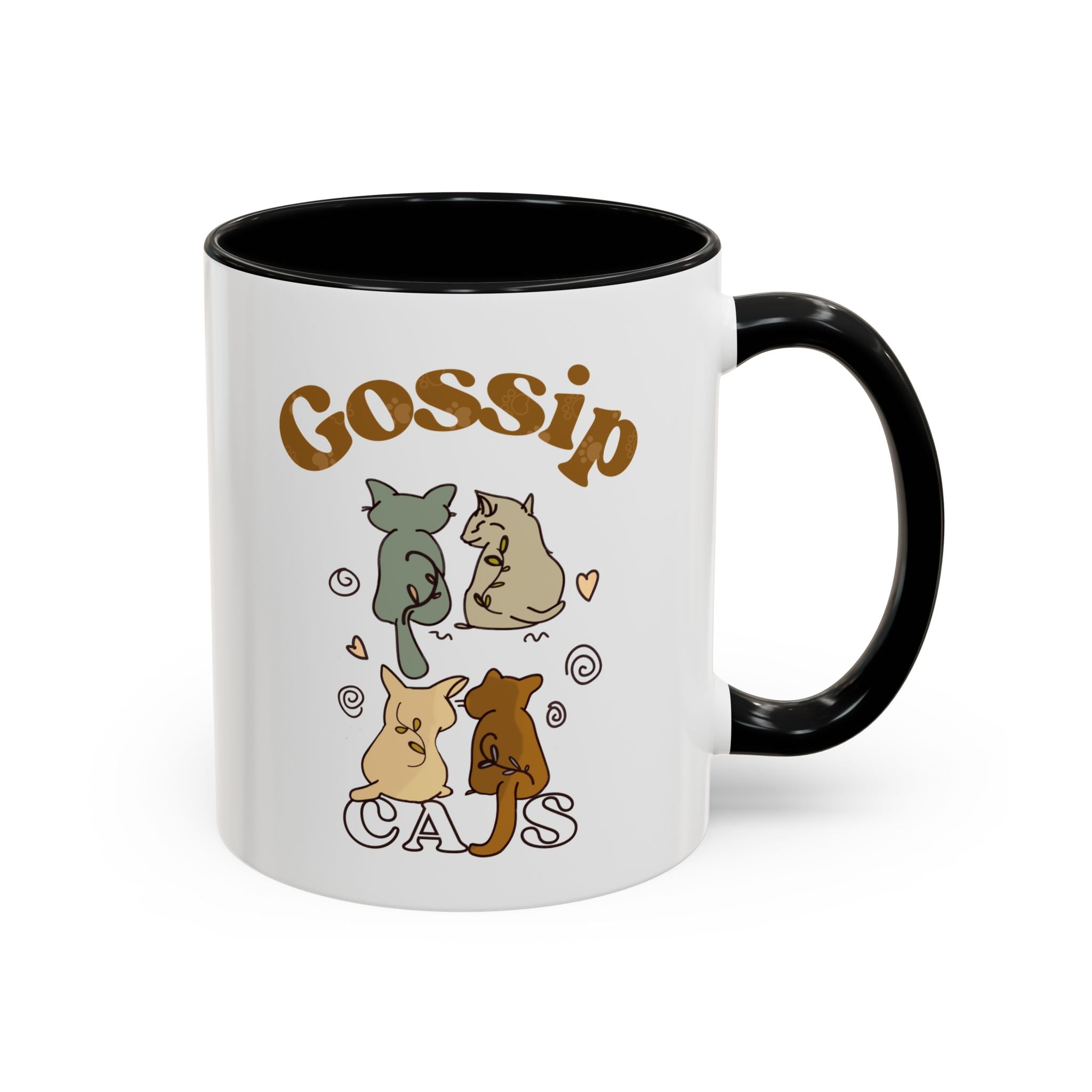 Gossip Cats Mug – Funny Cat Coffee Cup