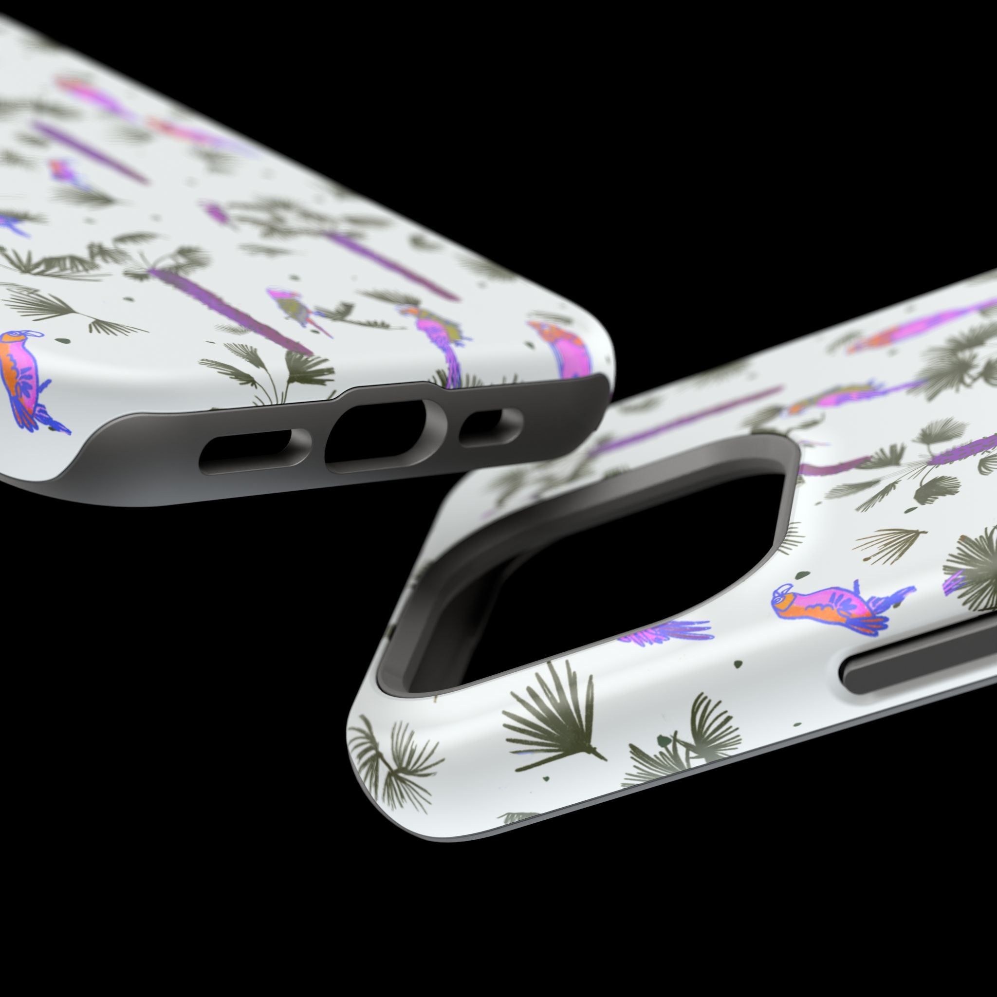 Tropical Paradise iPhone Case White