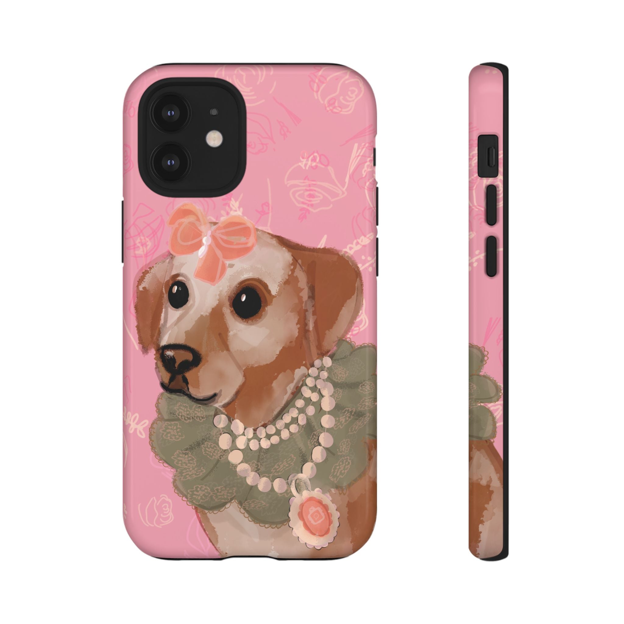 π Grande Dame Dog β Vintage Dog Portrait iPhone Case