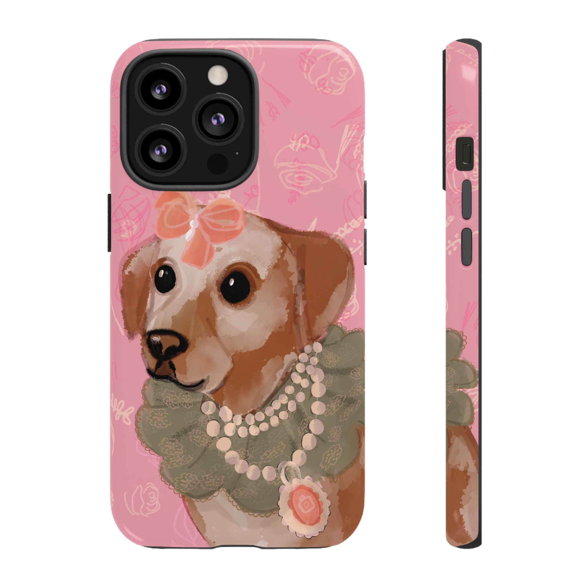 π Grande Dame Dog β Vintage Dog Portrait iPhone Case