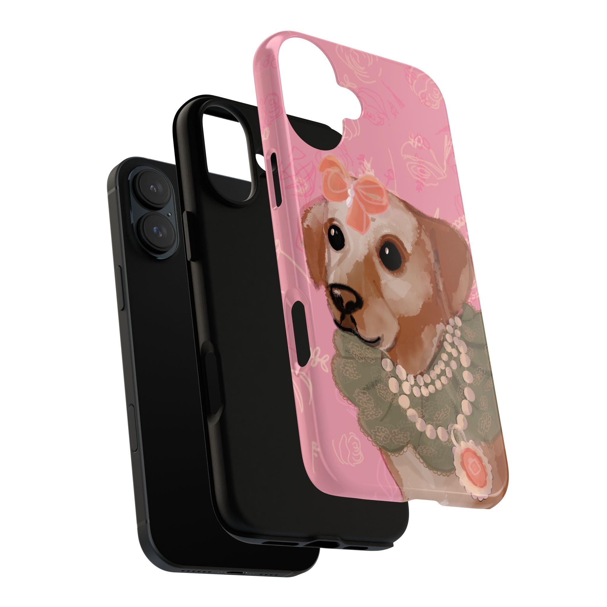 π Grande Dame Dog β Vintage Dog Portrait iPhone Case