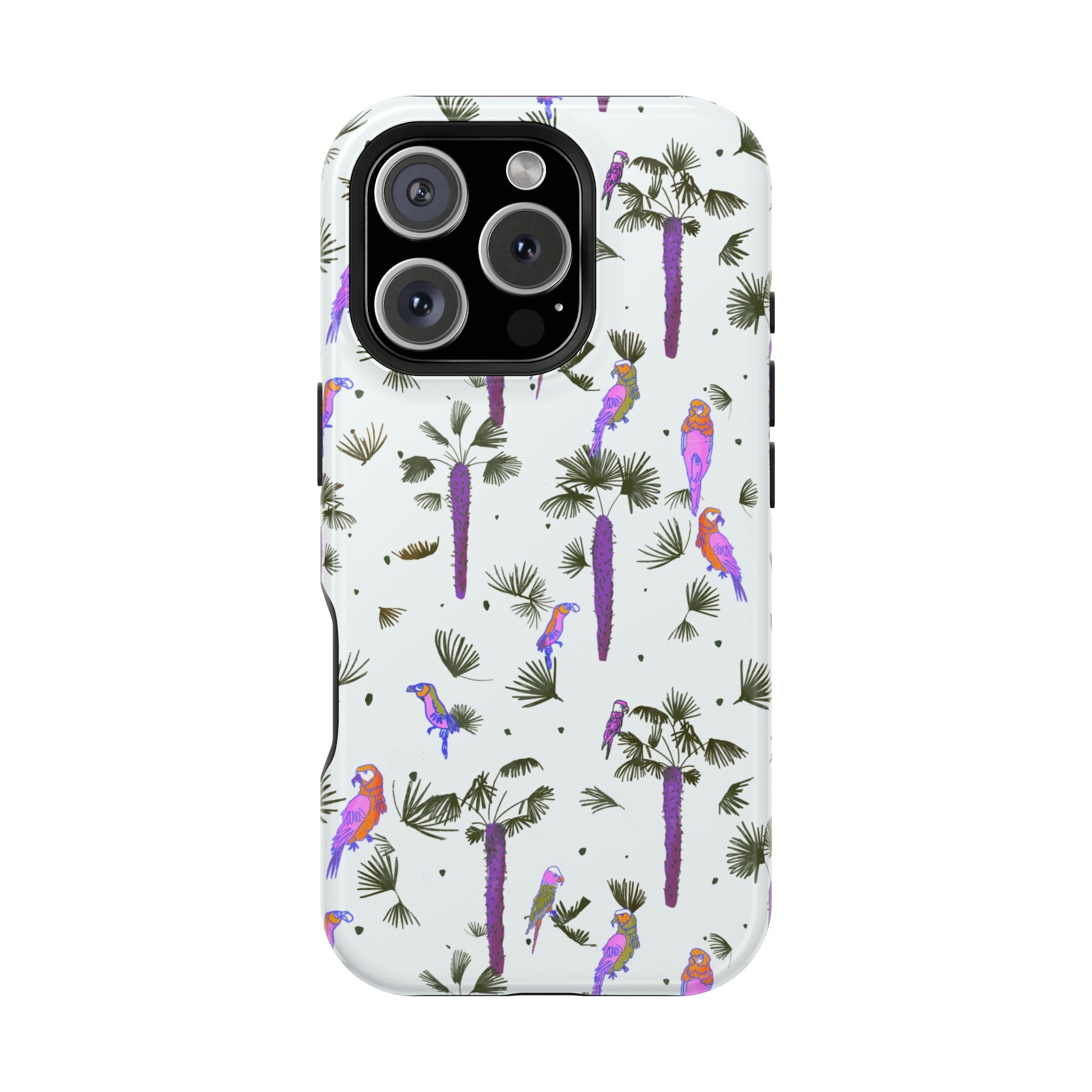 Tropical Paradise iPhone Case White